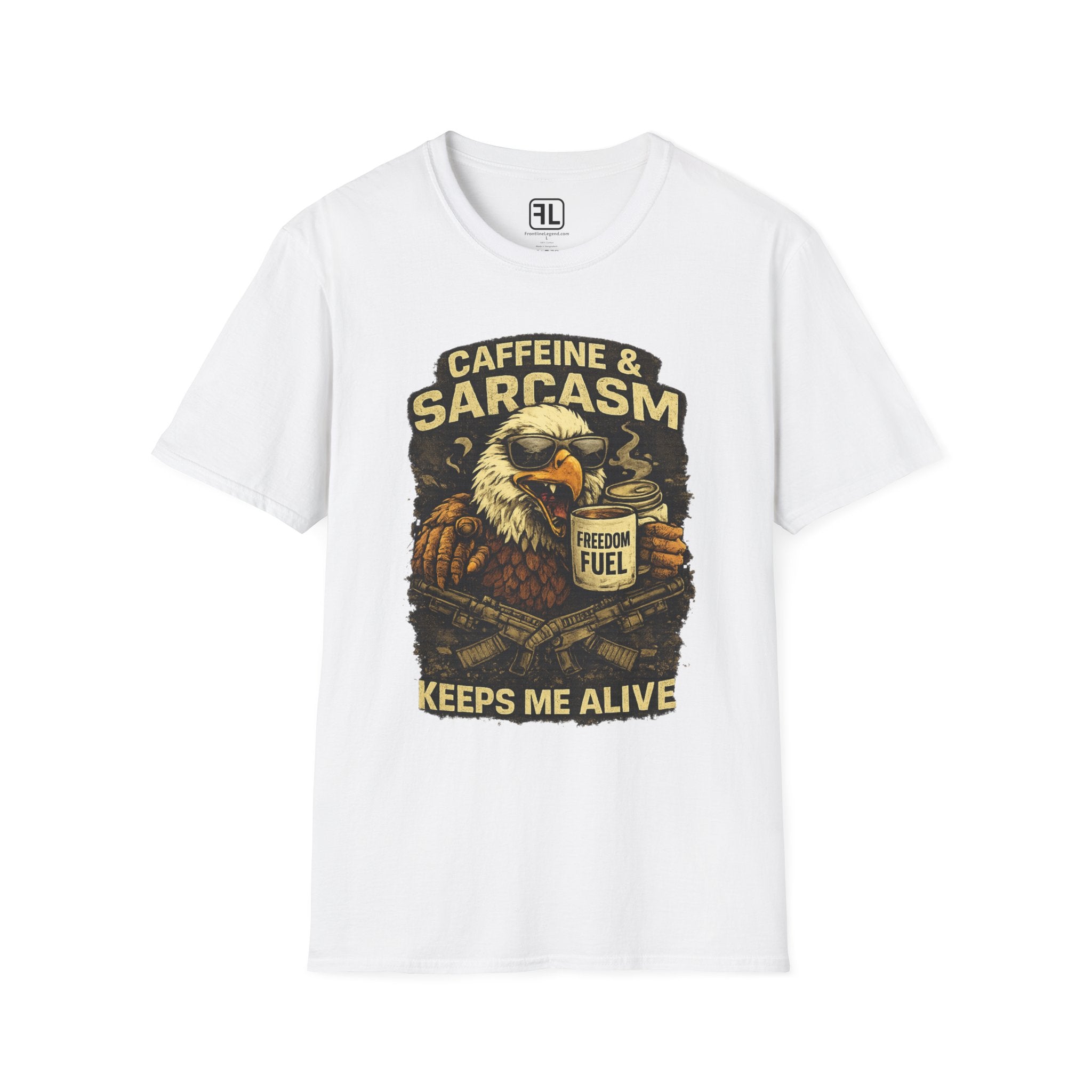 Caffeine and Sarcasm T-Shirt