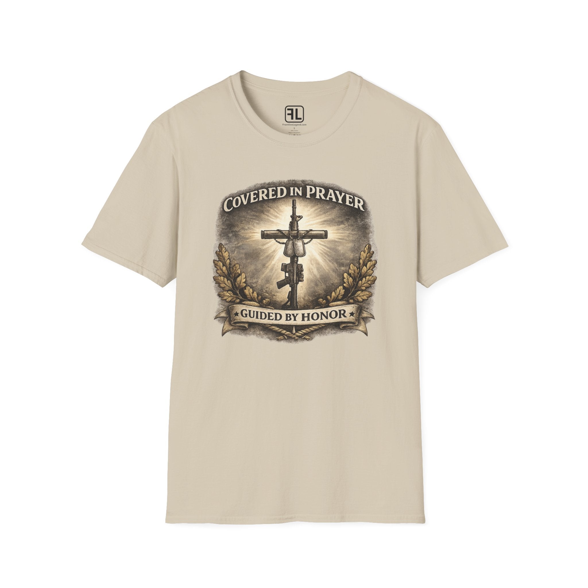 Covered In Prayer Guided By Honor T-Shirt