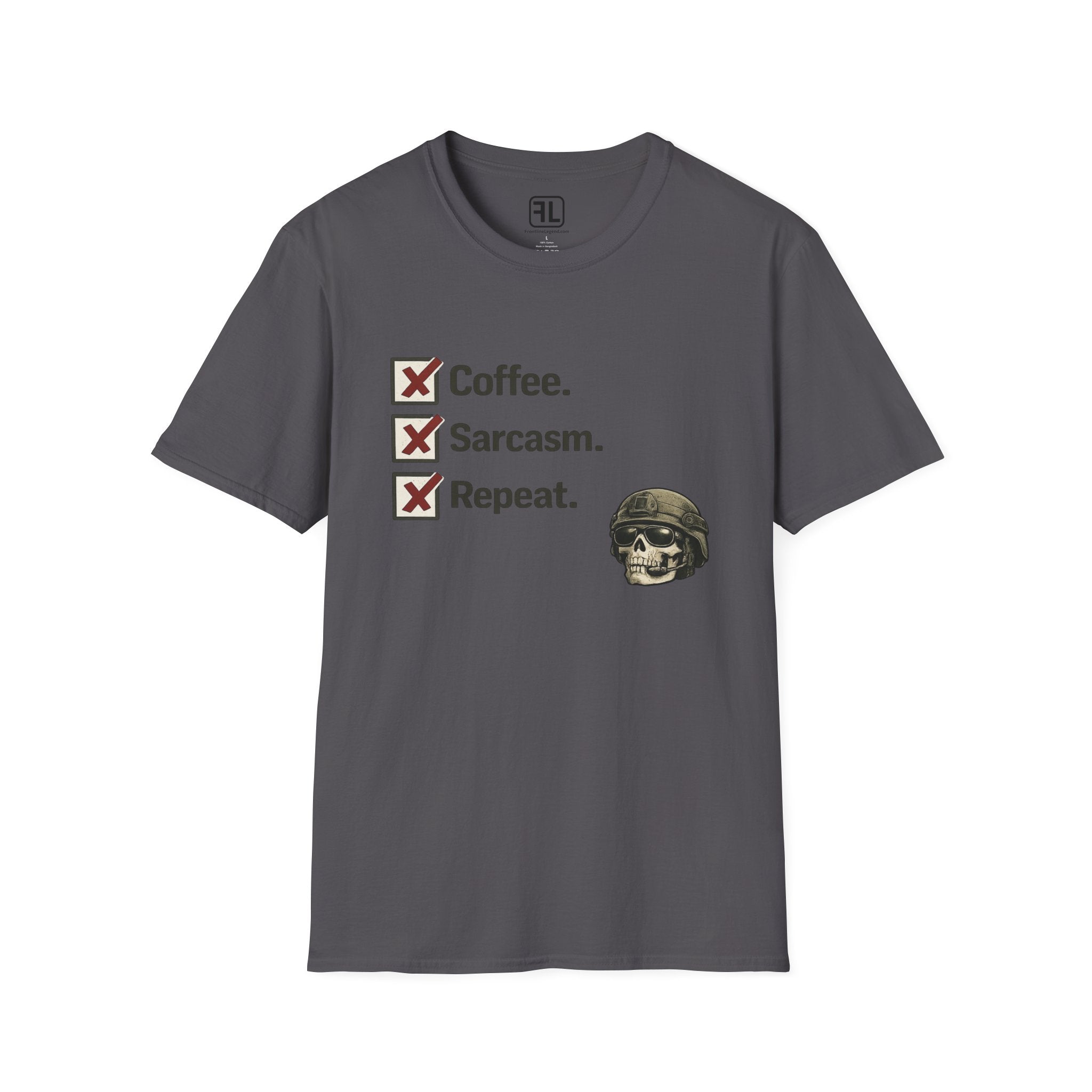 Coffee Sarcasm Repeat T-Shirt