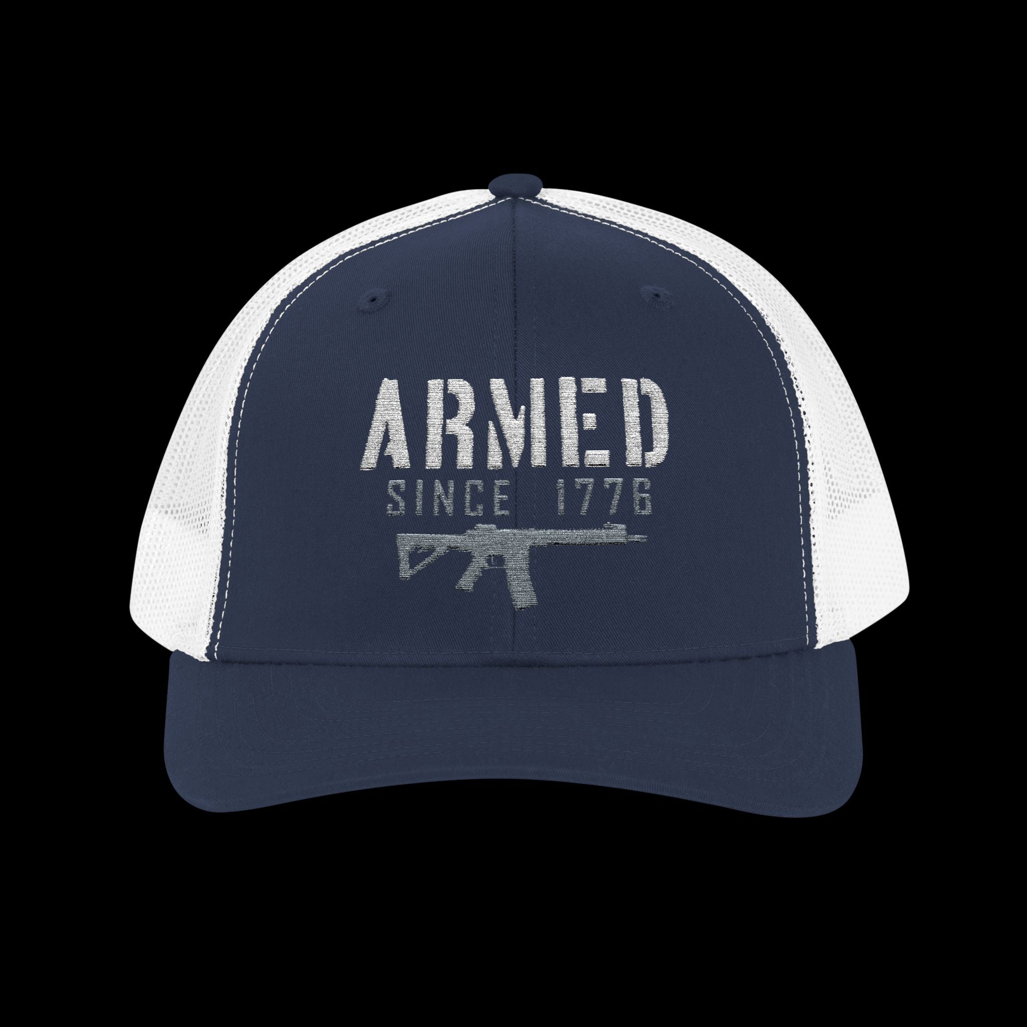 Embroidered Armed Since 1776 Snapback Hat
