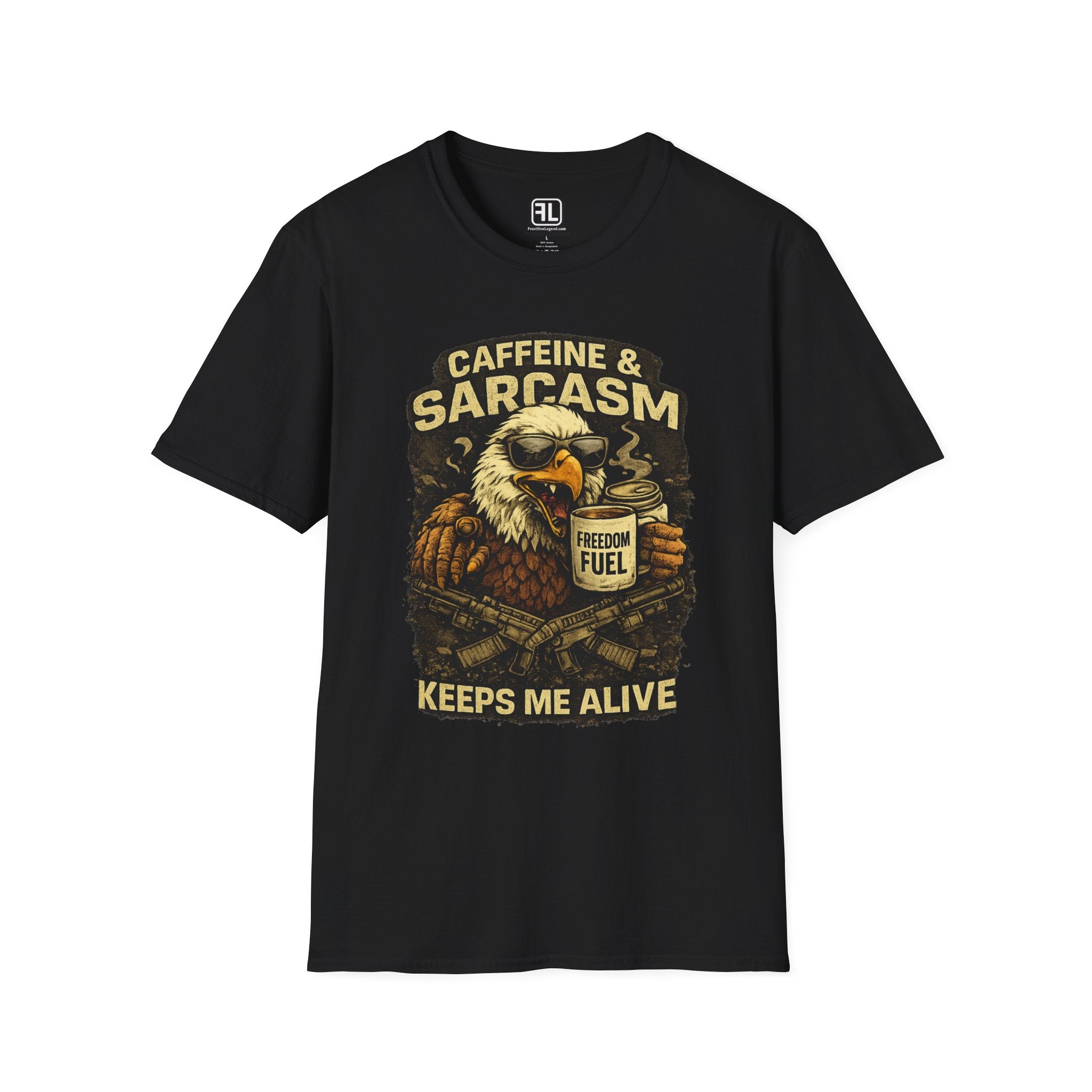 Caffeine and Sarcasm T-Shirt