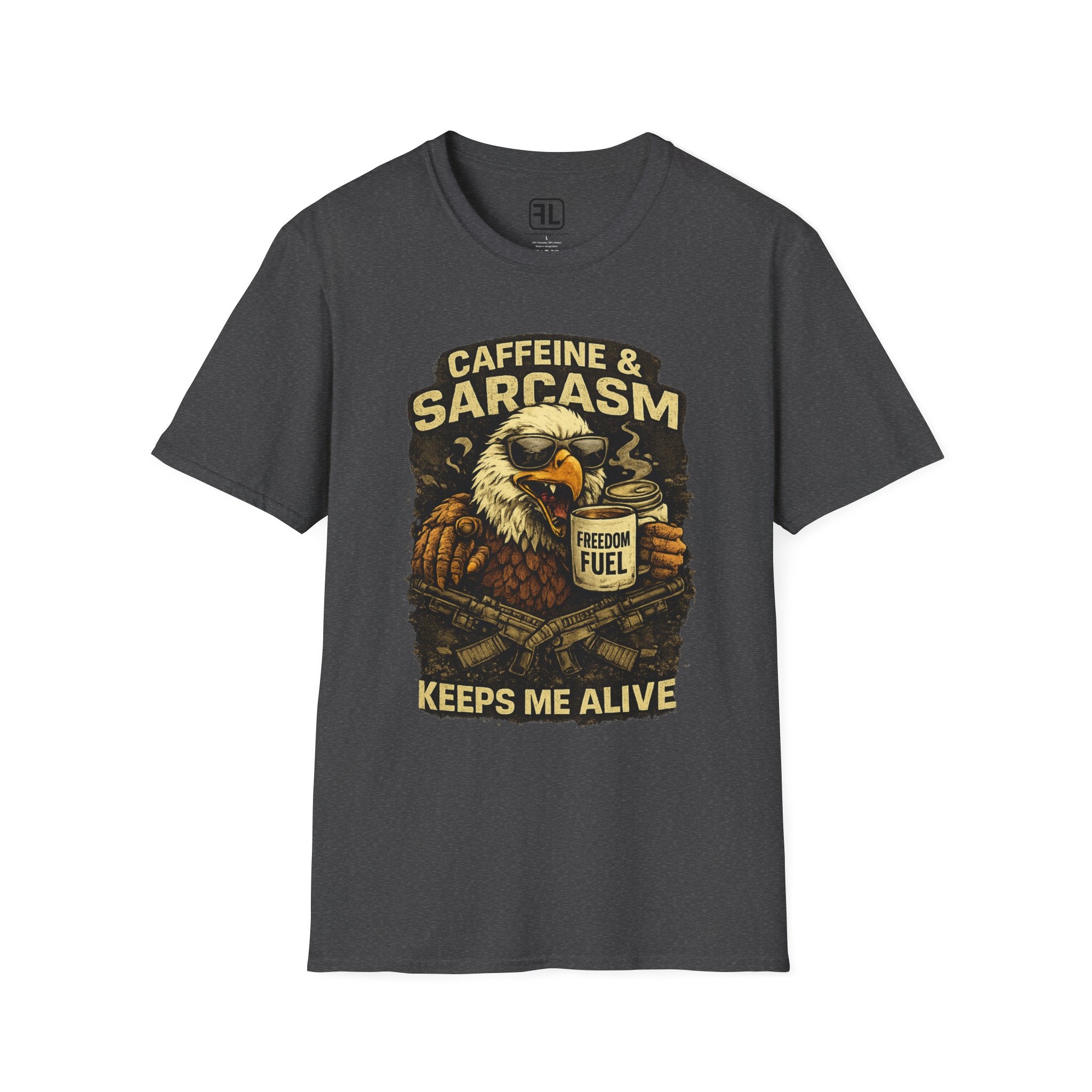 Caffeine and Sarcasm T-Shirt