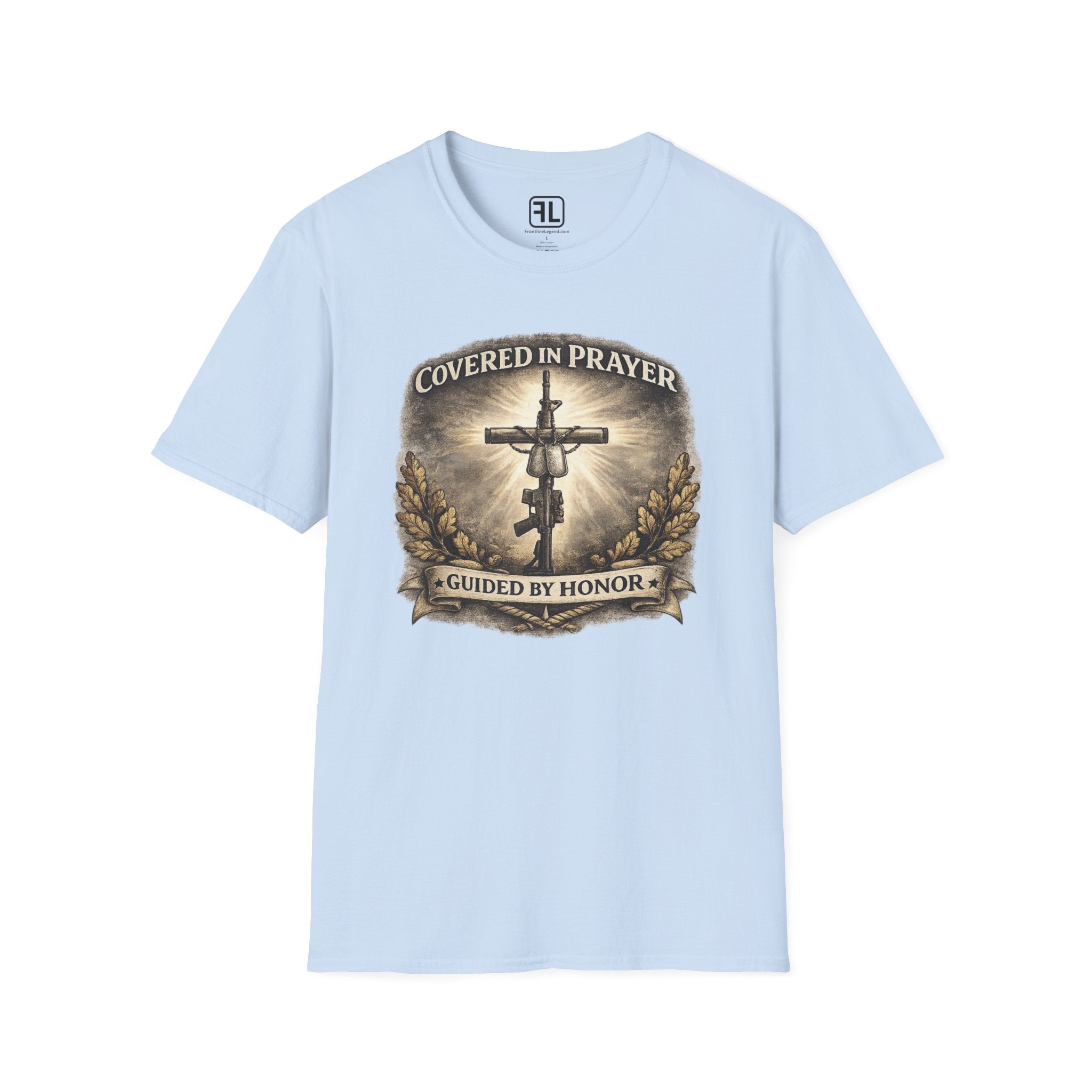 Covered In Prayer Guided By Honor T-Shirt