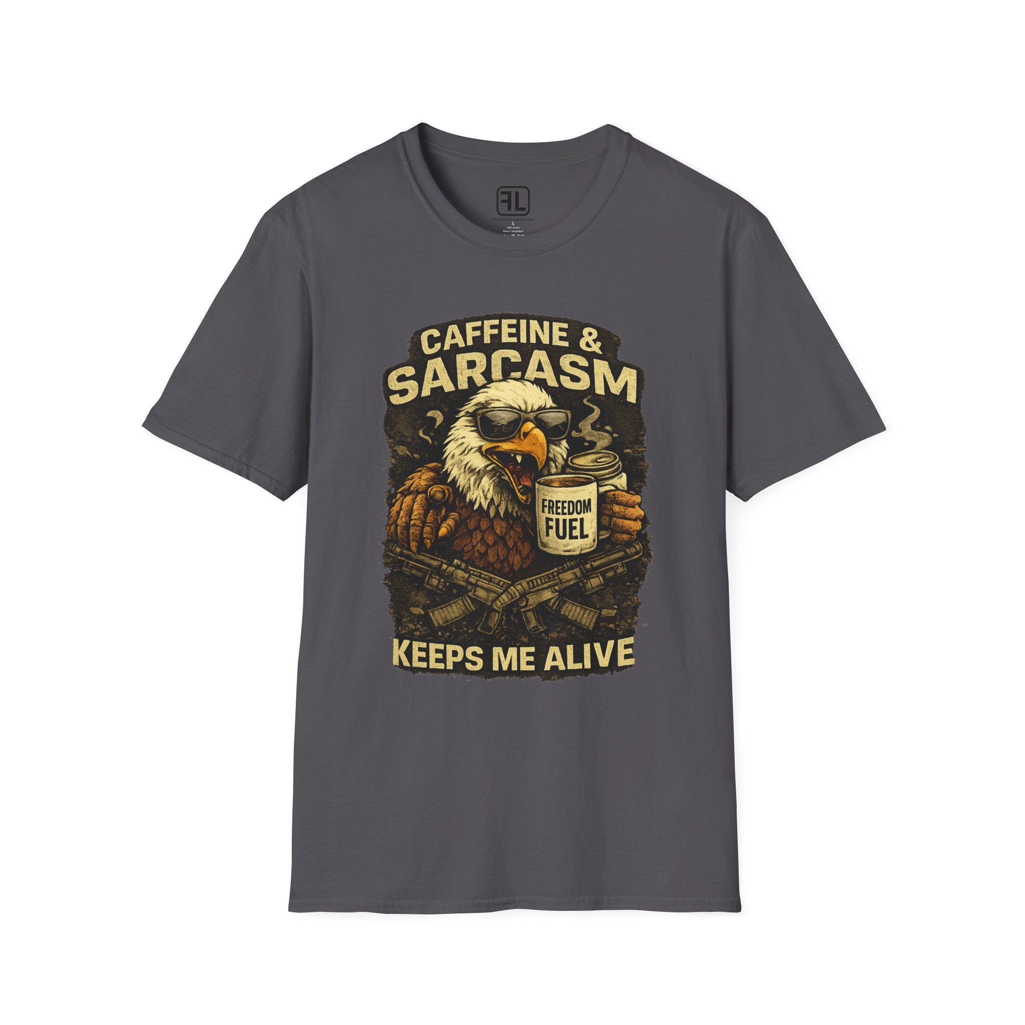 Caffeine and Sarcasm T-Shirt