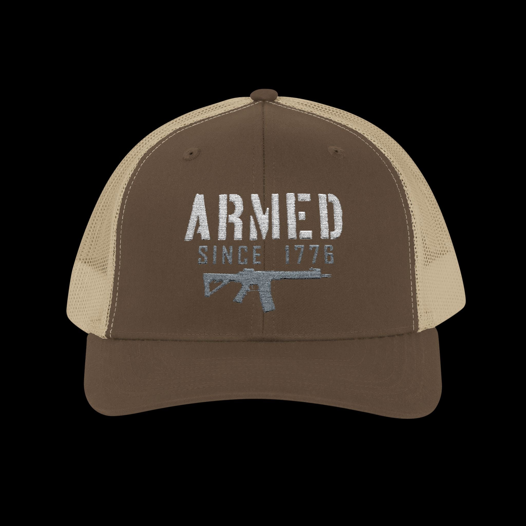 Embroidered Armed Since 1776 Snapback Hat