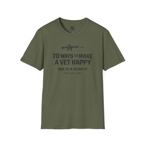 70 Ways to Make a Vet Happy - Scar T-shirt