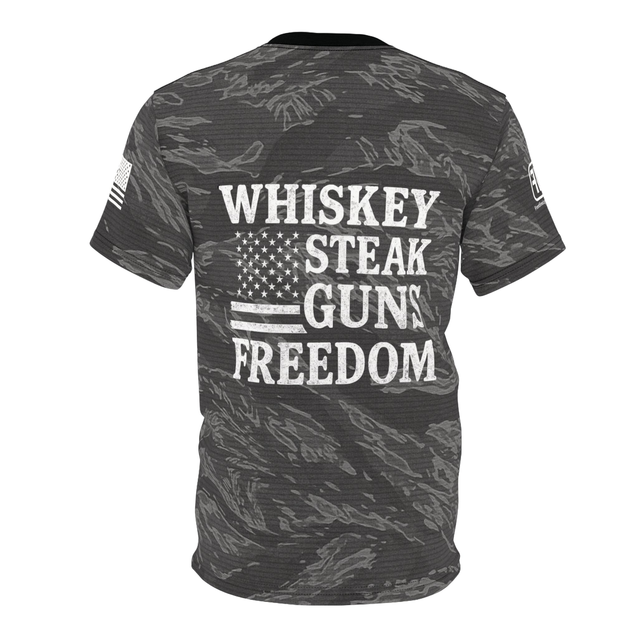 Whiskey. Steak. Guns. Freedom. Performance T-Shirt