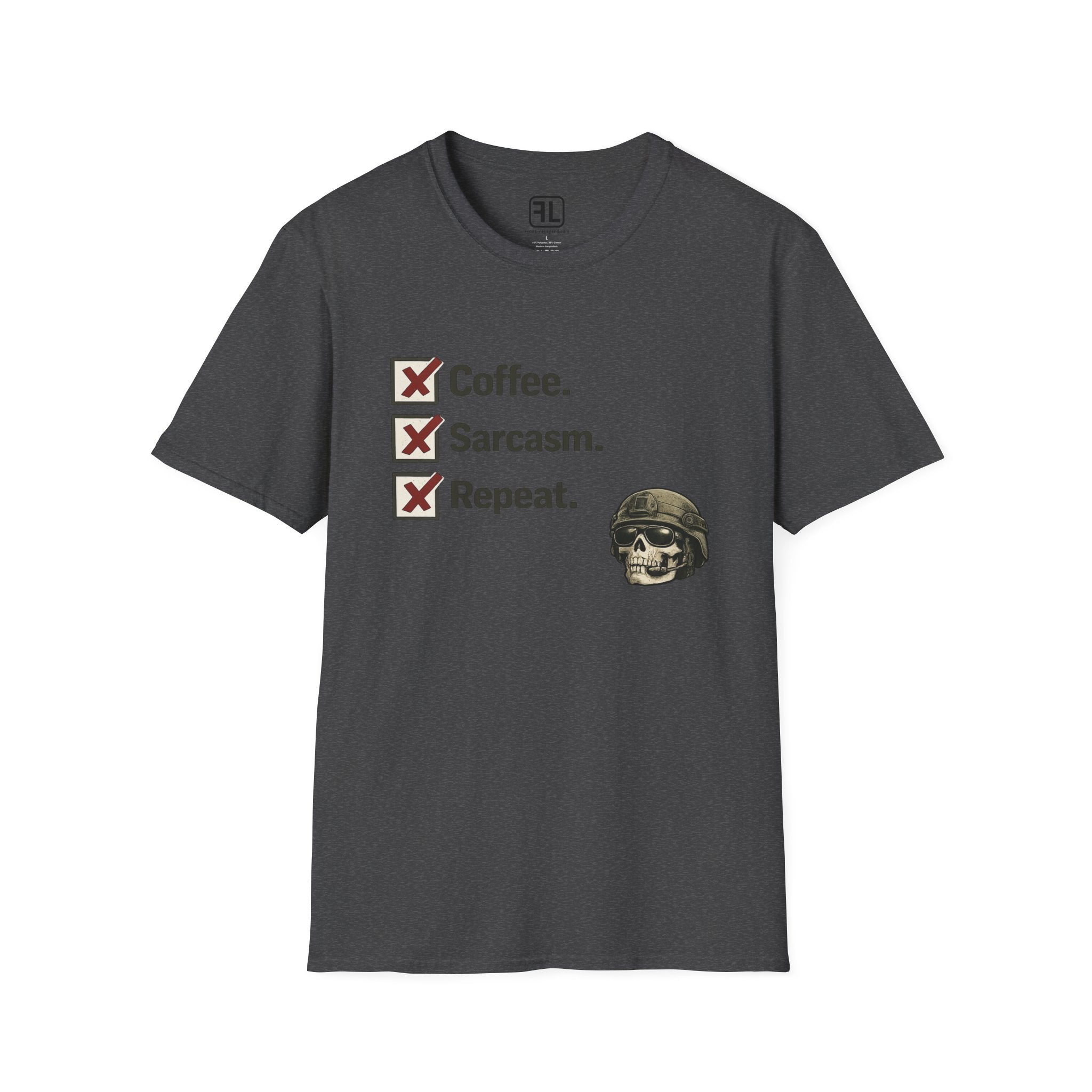 Coffee Sarcasm Repeat T-Shirt