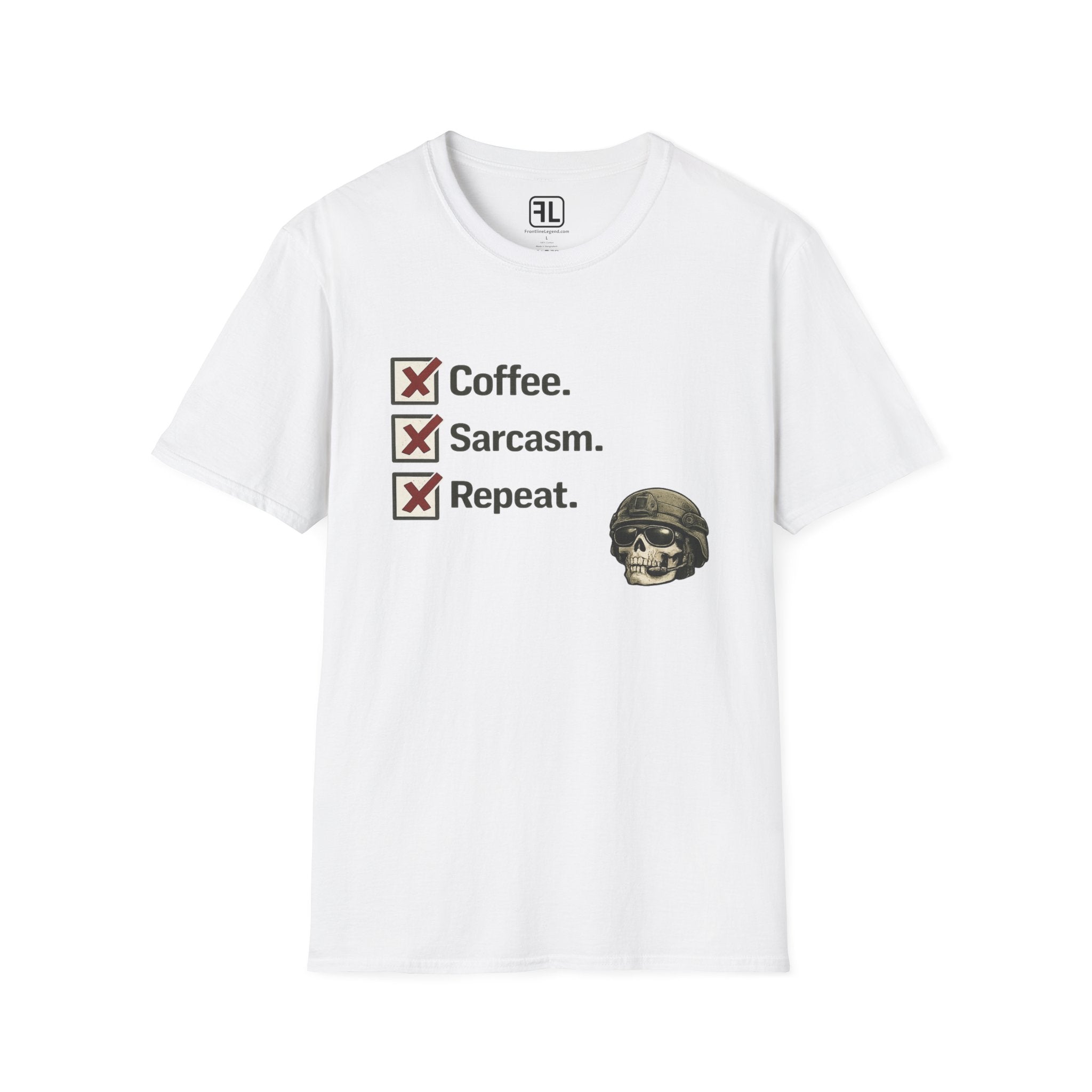 Coffee Sarcasm Repeat T-Shirt