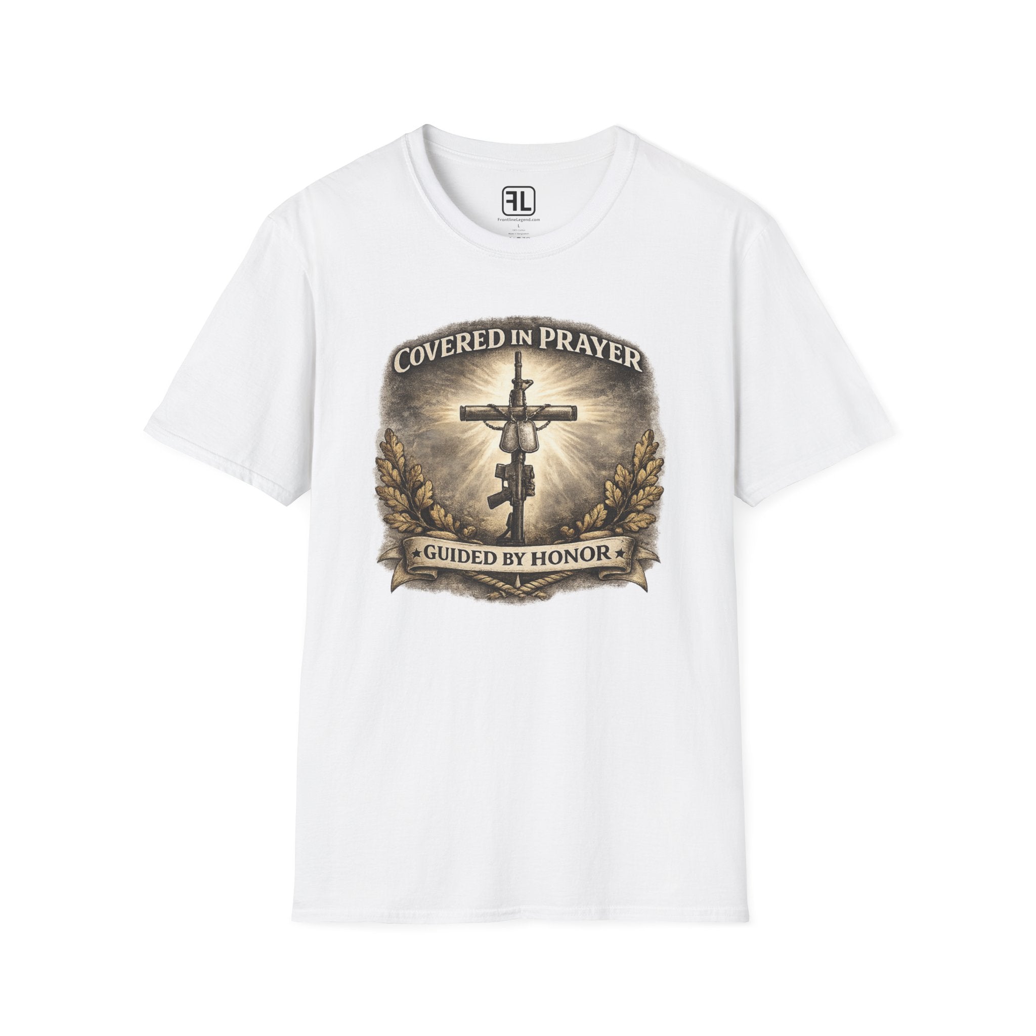 Covered In Prayer Guided By Honor T-Shirt
