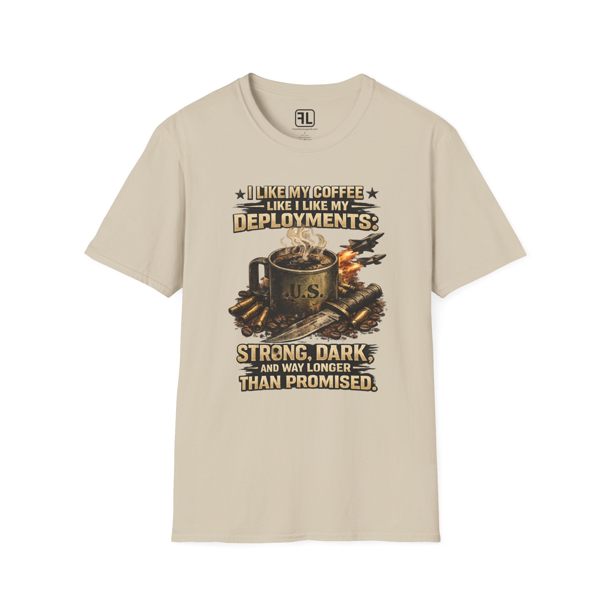 I Like My Coffee Like My Deployments T-Shirt