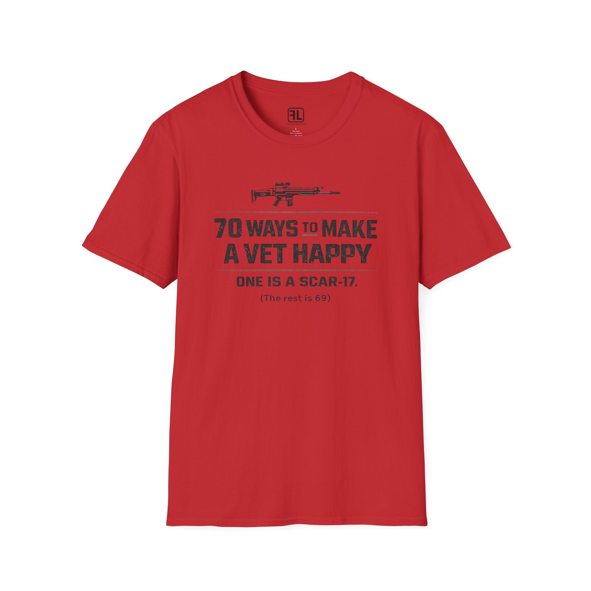 70 Ways to Make a Vet Happy - Scar T-shirt
