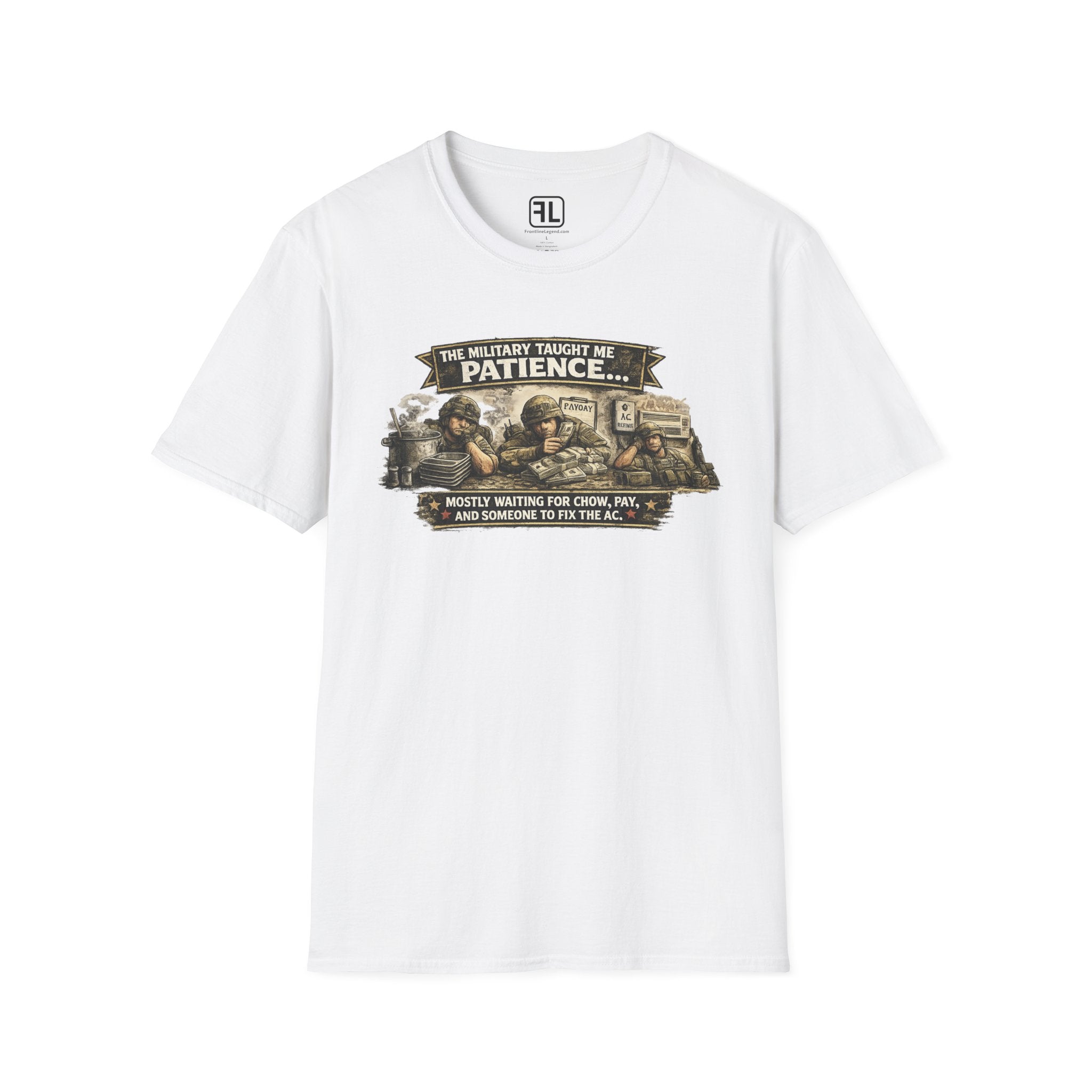 The Military Taught Me Patience T-Shirt