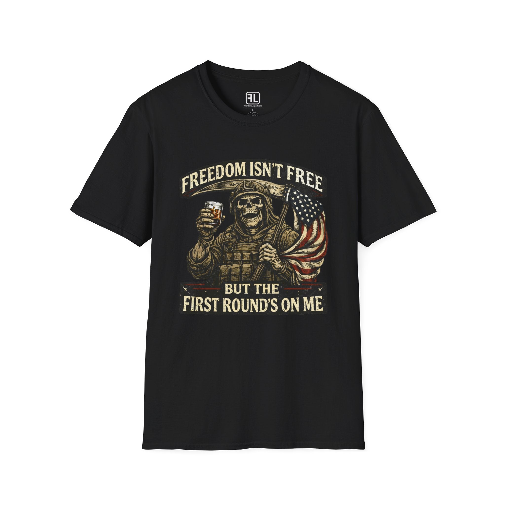 Freedom Isn't Free 1st Round's On Me T-Shirt