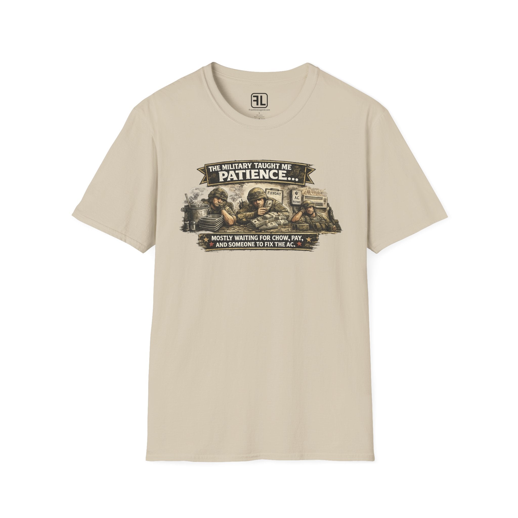 The Military Taught Me Patience T-Shirt