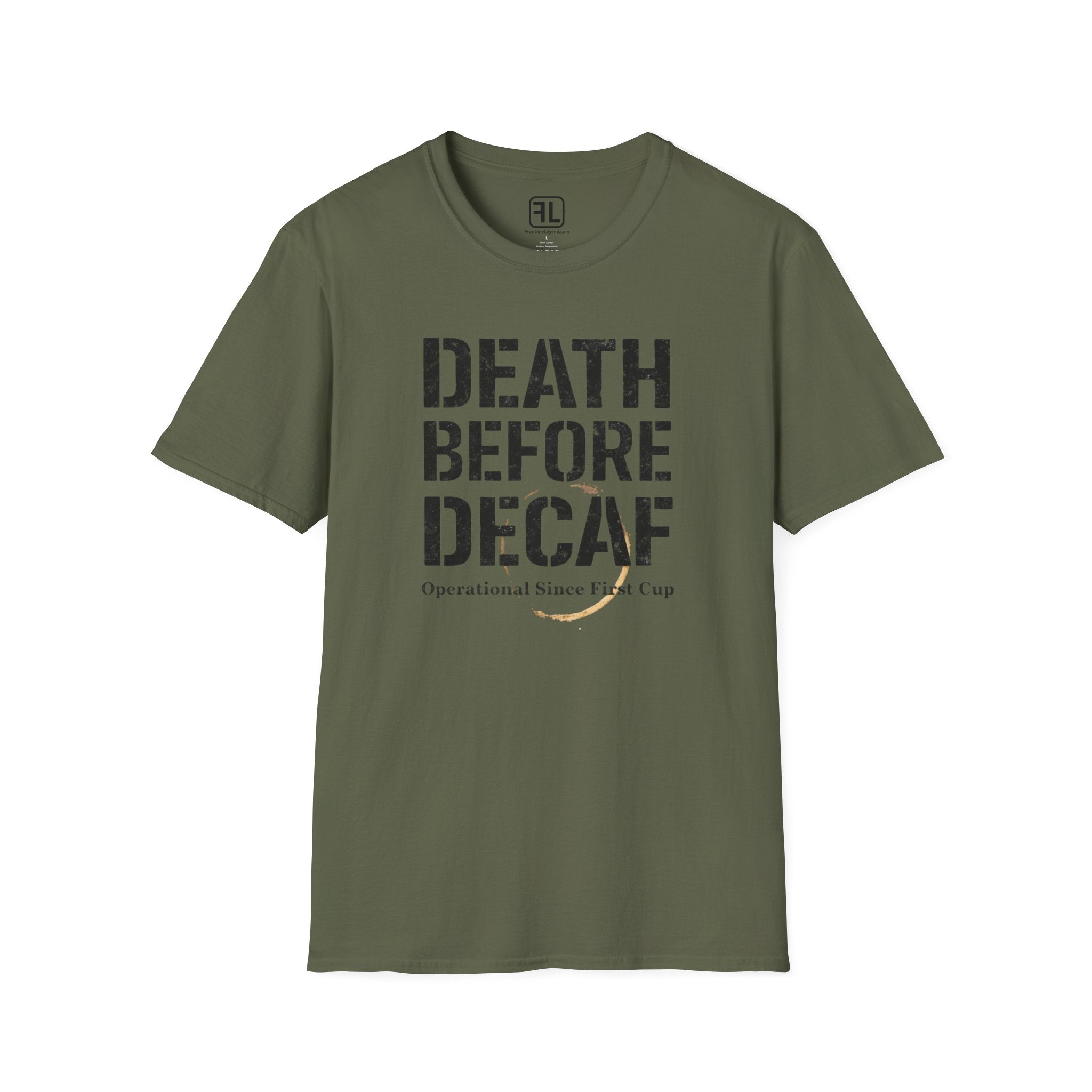 Death Before Decaf T-Shirt