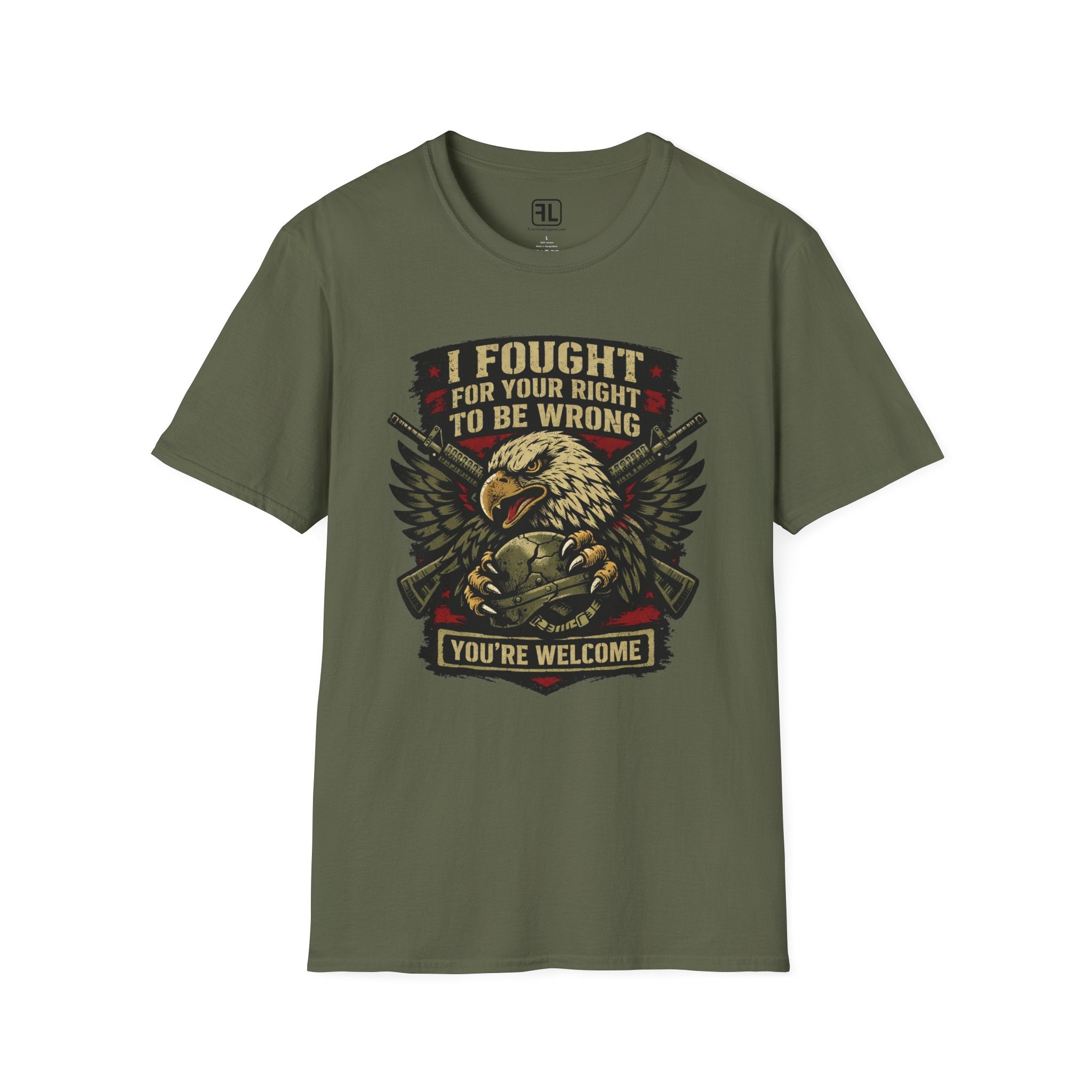I Fought For Your Right To Be Wrong T-shirt