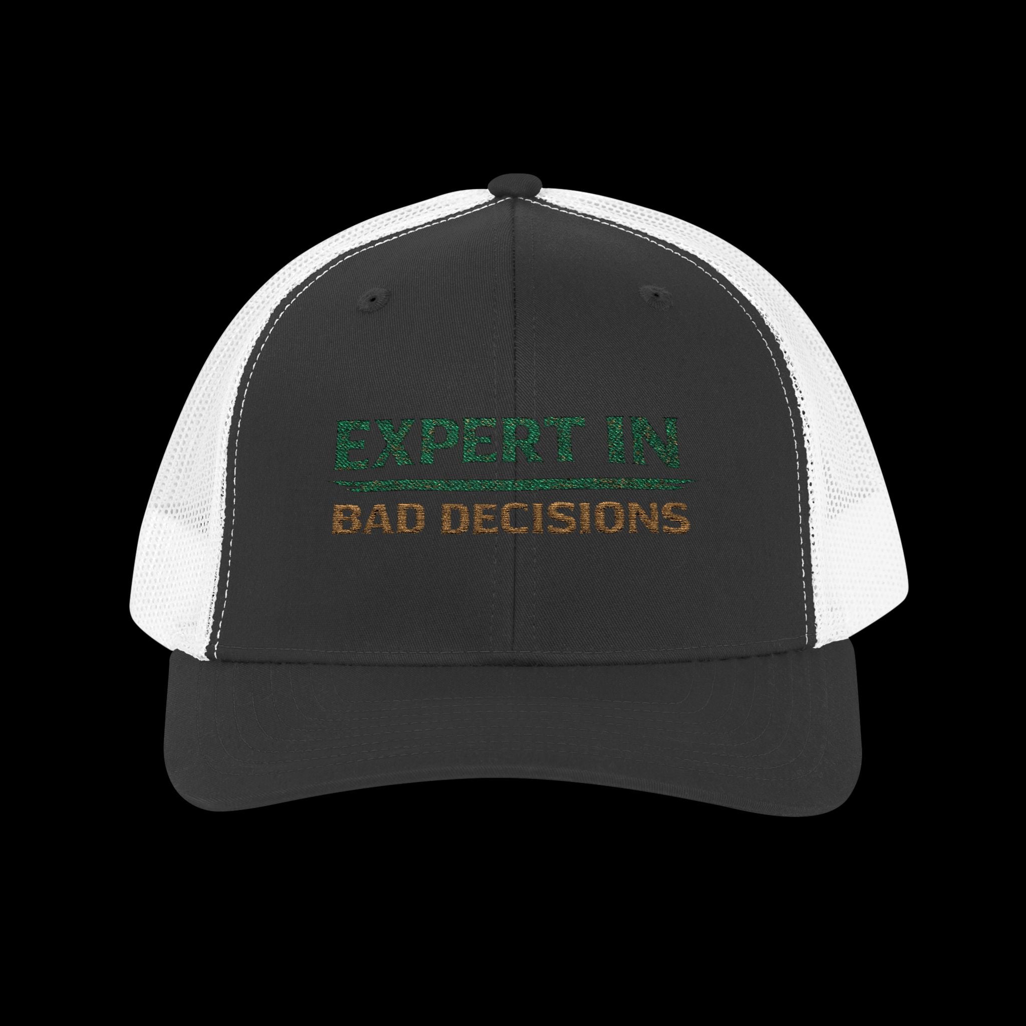 Embroidered Expert In Bad Decisions Snapback Hat
