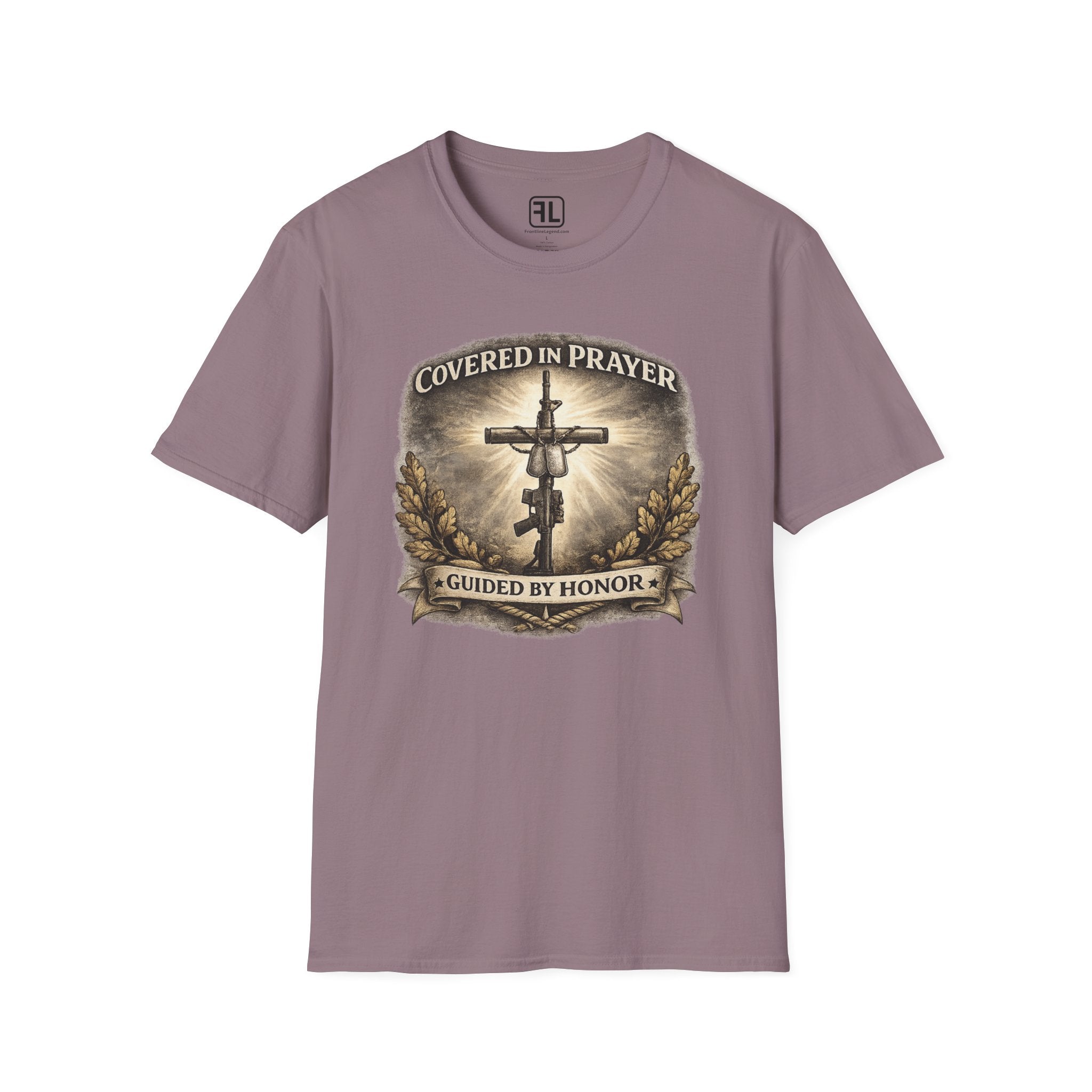 Covered In Prayer Guided By Honor T-Shirt