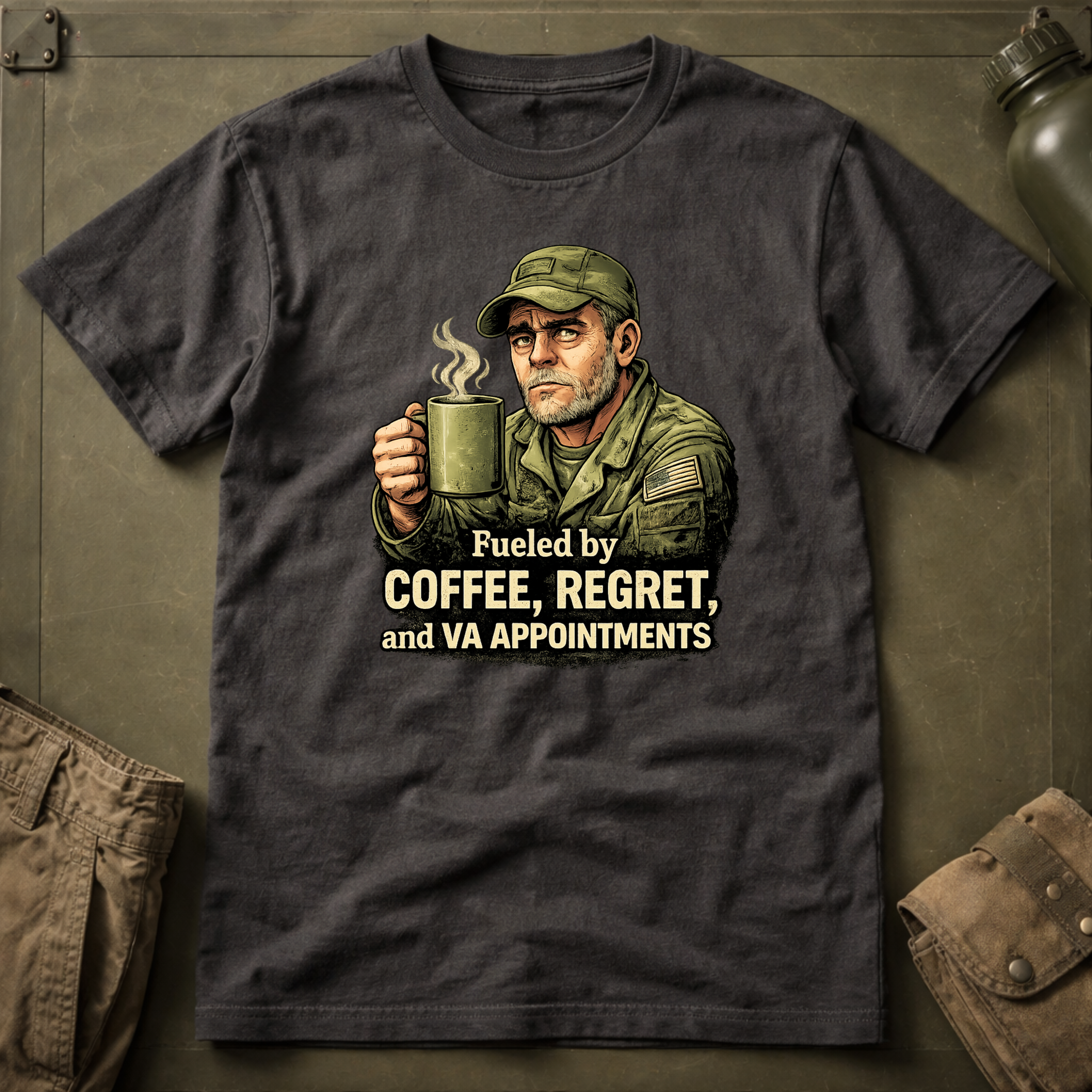 Fueled by Coffee And Regret T-Shirt
