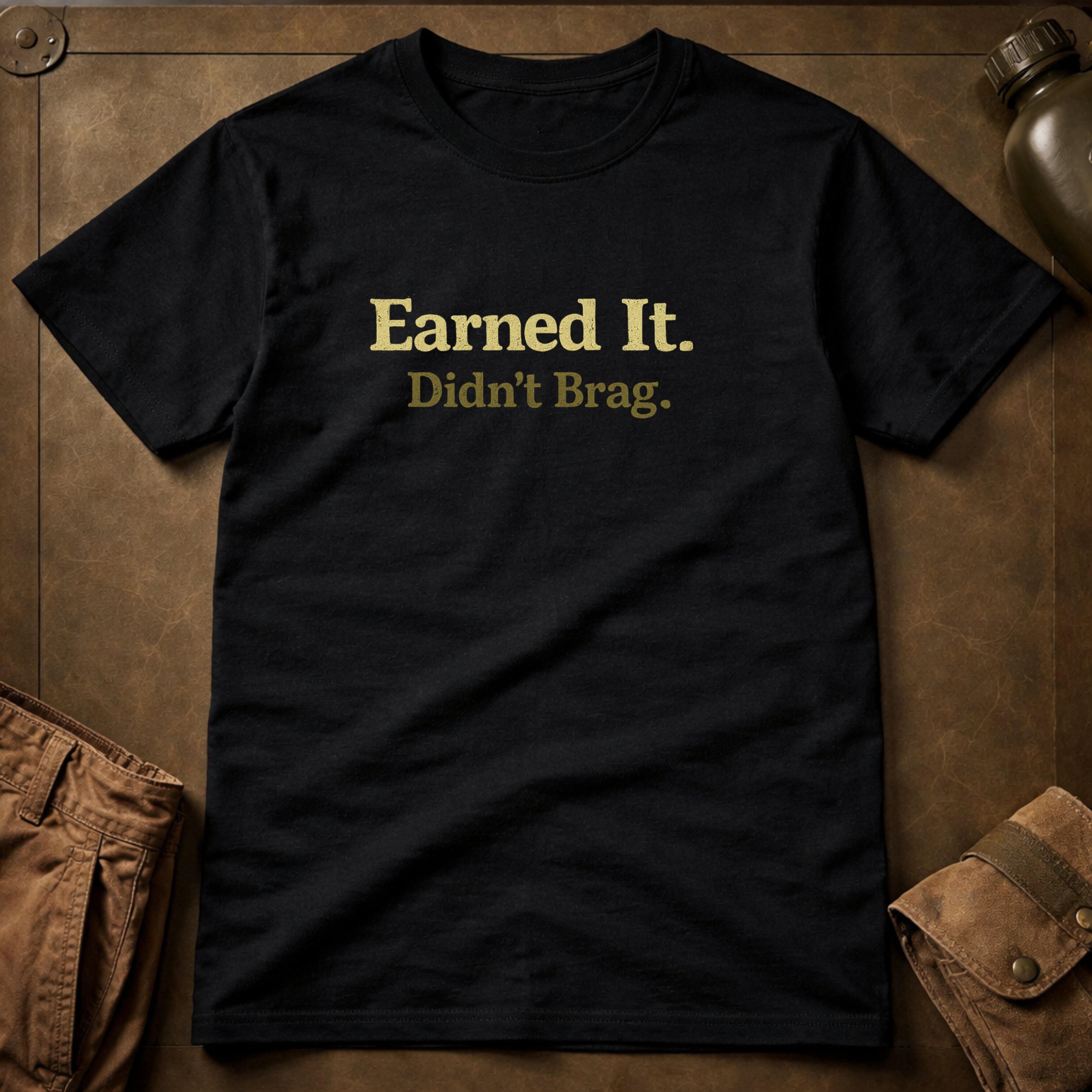 Earned It Didn't Brag T-Shirt
