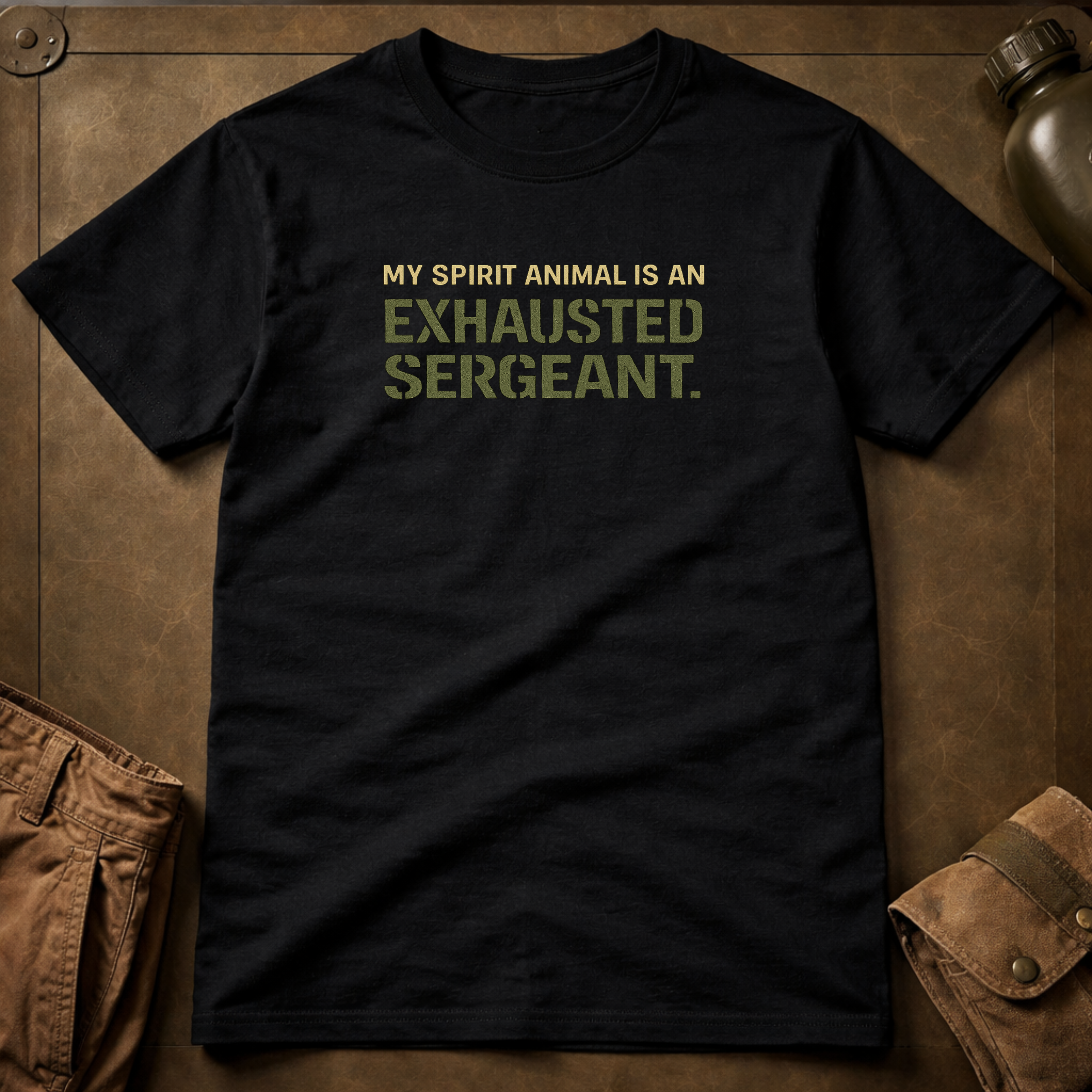My Spirit Animal Is An Exhausted Sergeant T-Shirt