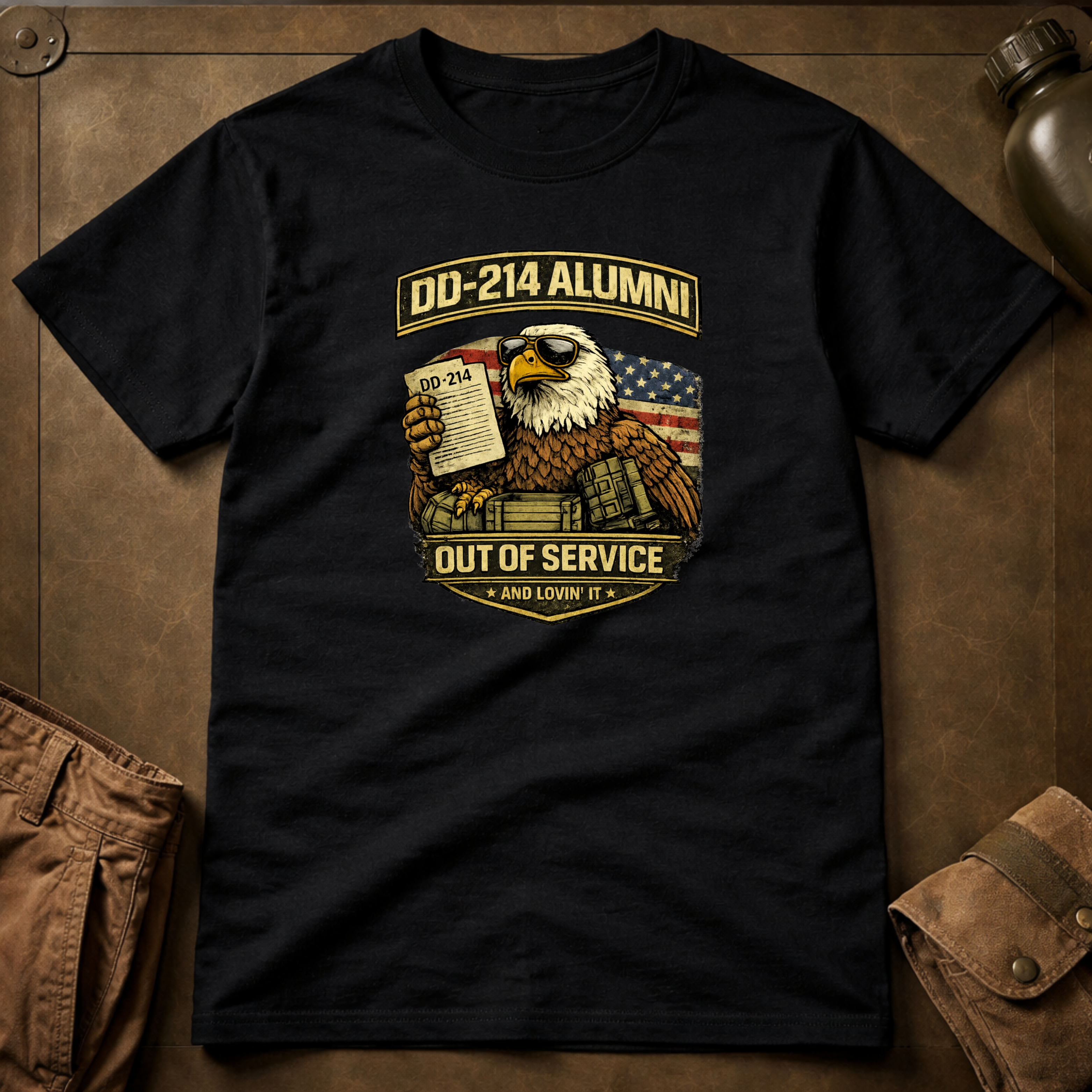 DD-214 Alumni Out of Service T-Shirt