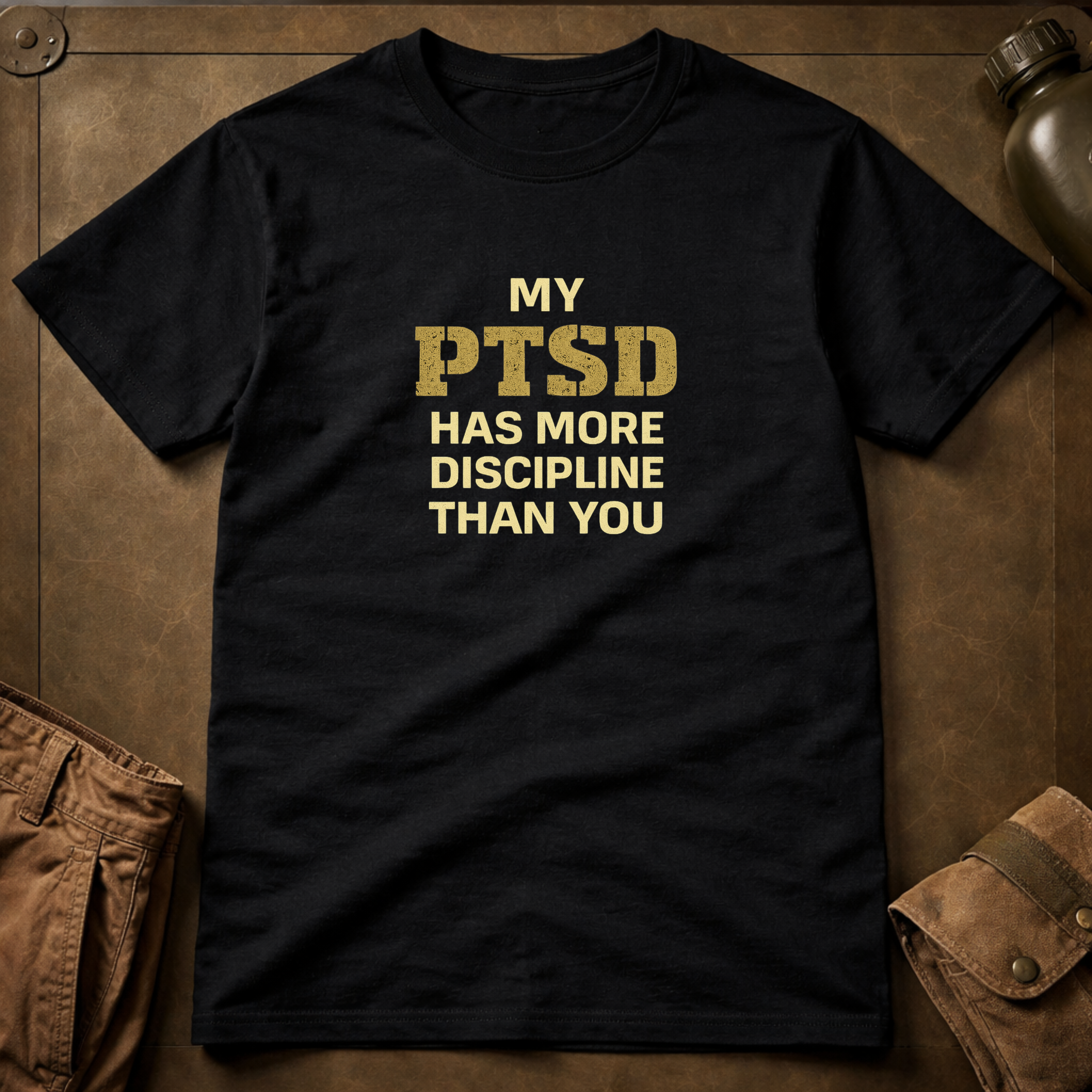 My PTSD Has More Discipline Than You T-Shirt
