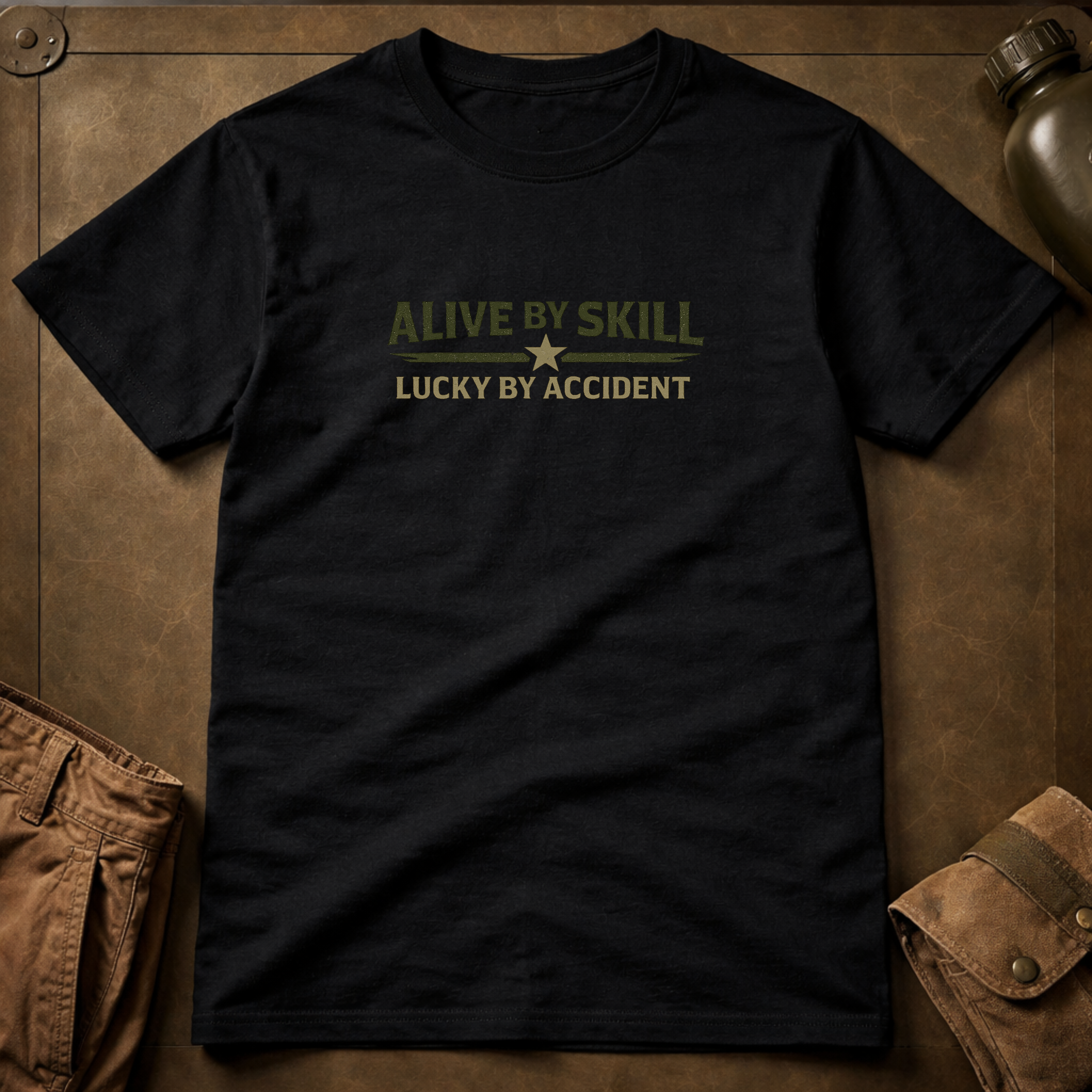 Alive By Skill Lucky By Accident T-Shirt