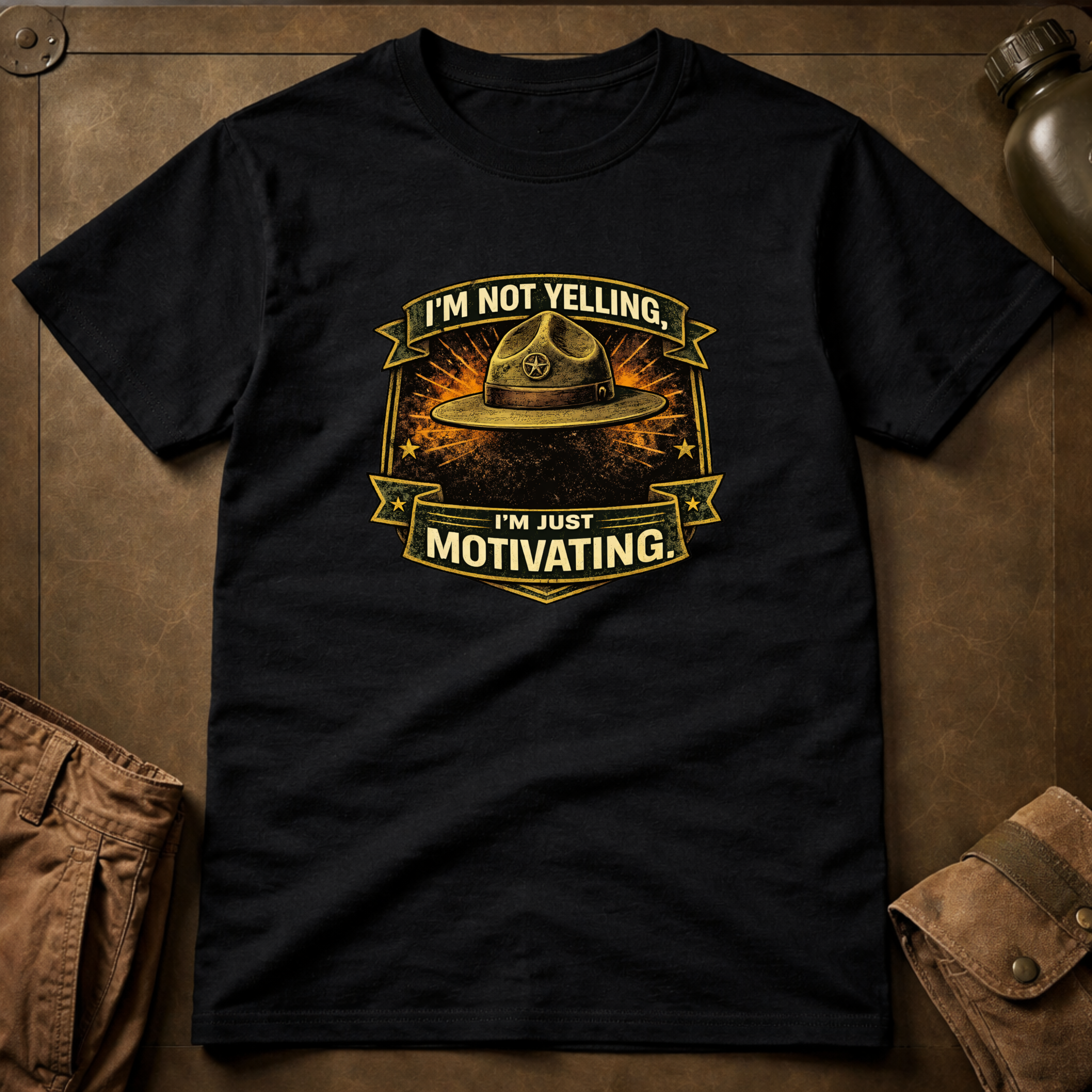 I'm Not Yelling I'm Motivating T-Shirt