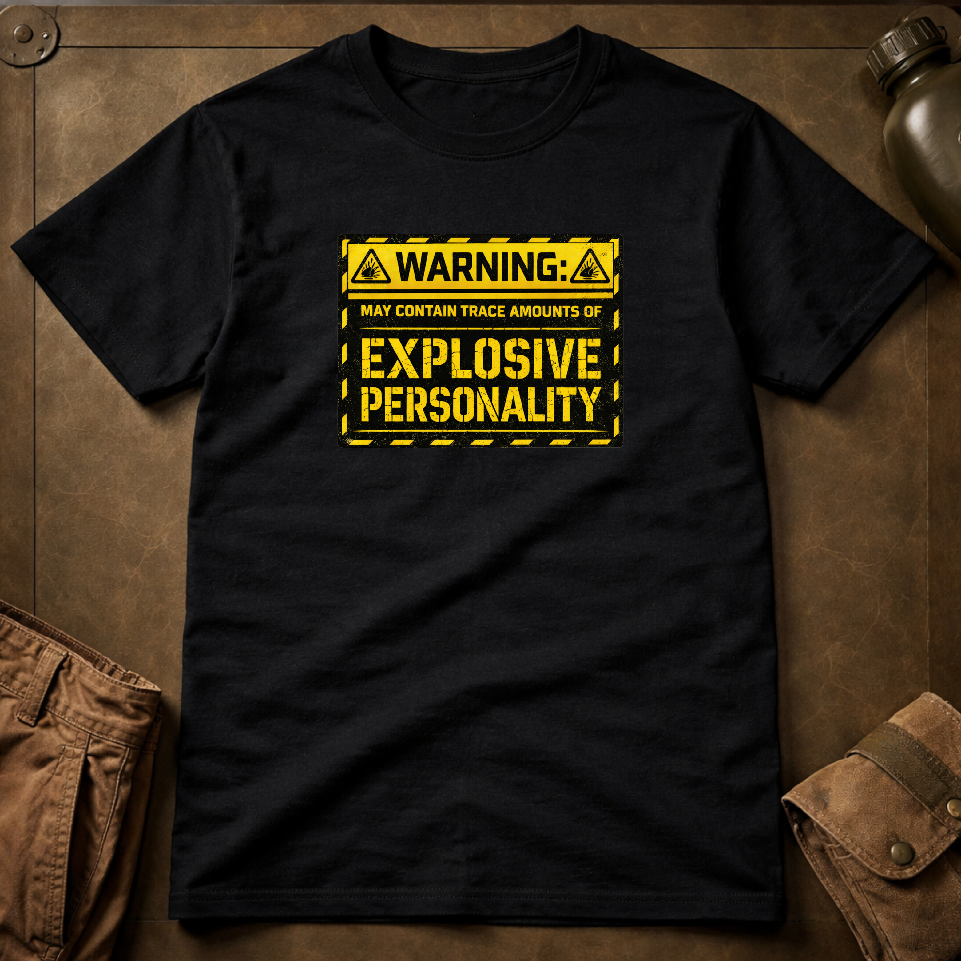 Warning Explosive Personality T-Shirt