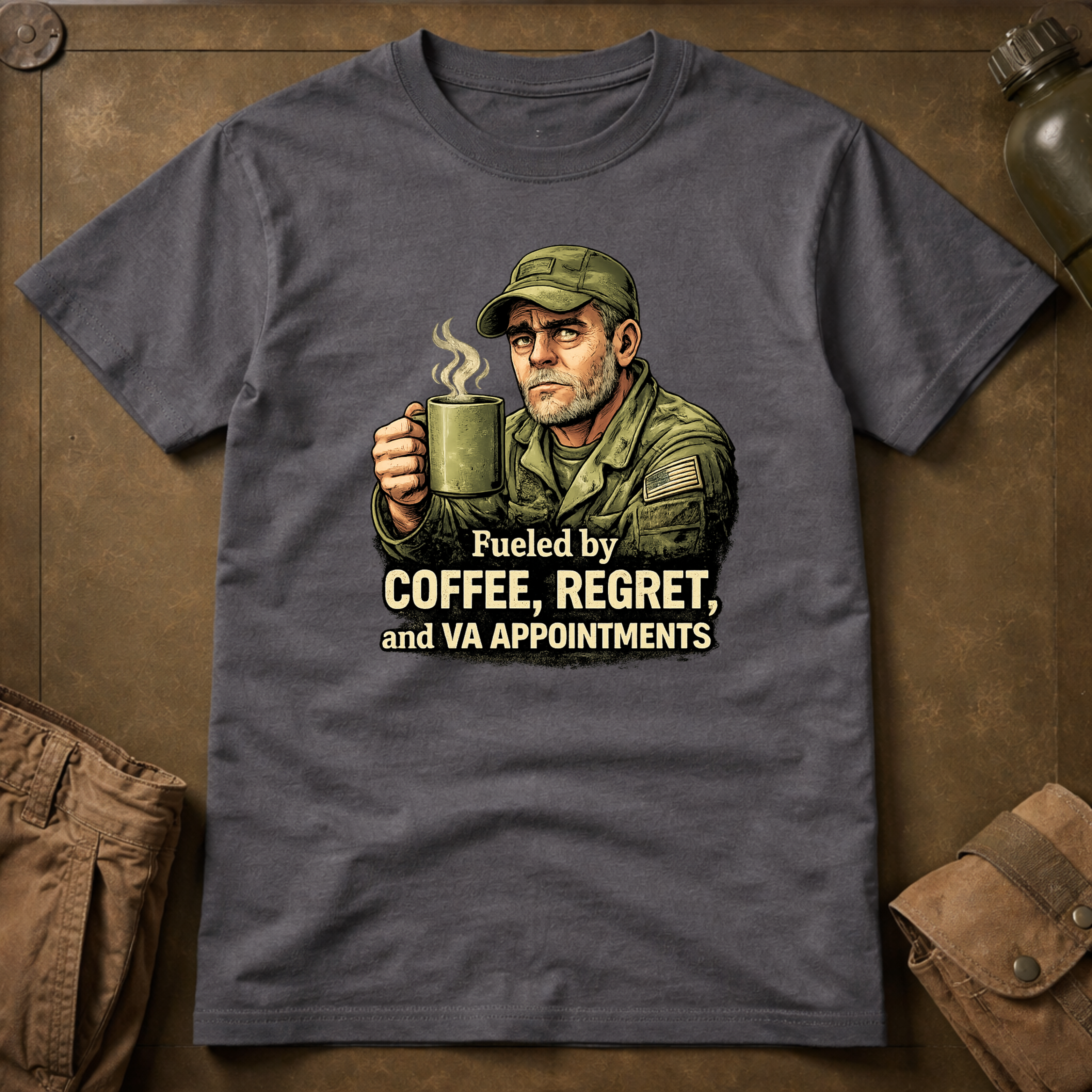 Fueled by Coffee And Regret T-Shirt