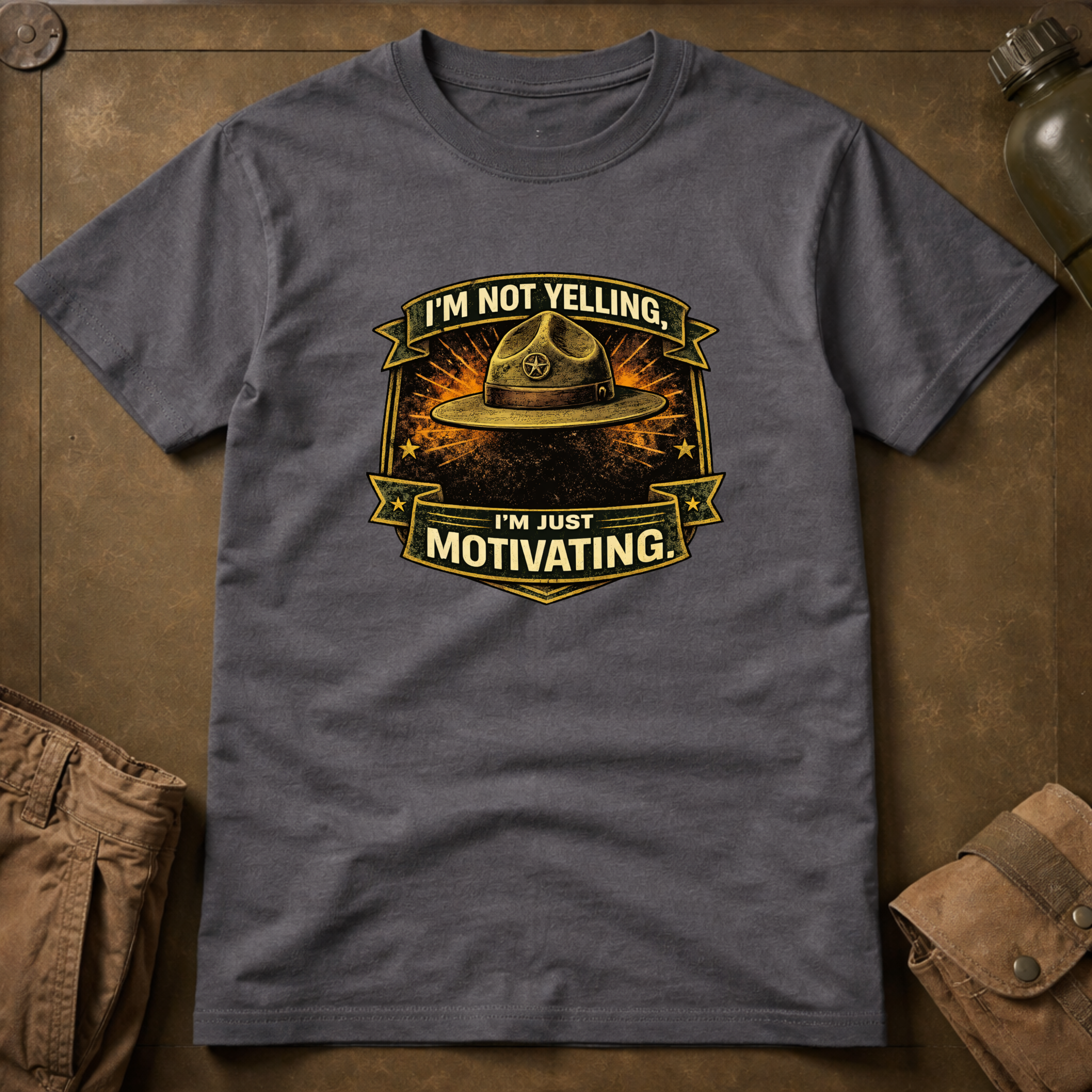 I'm Not Yelling I'm Motivating T-Shirt