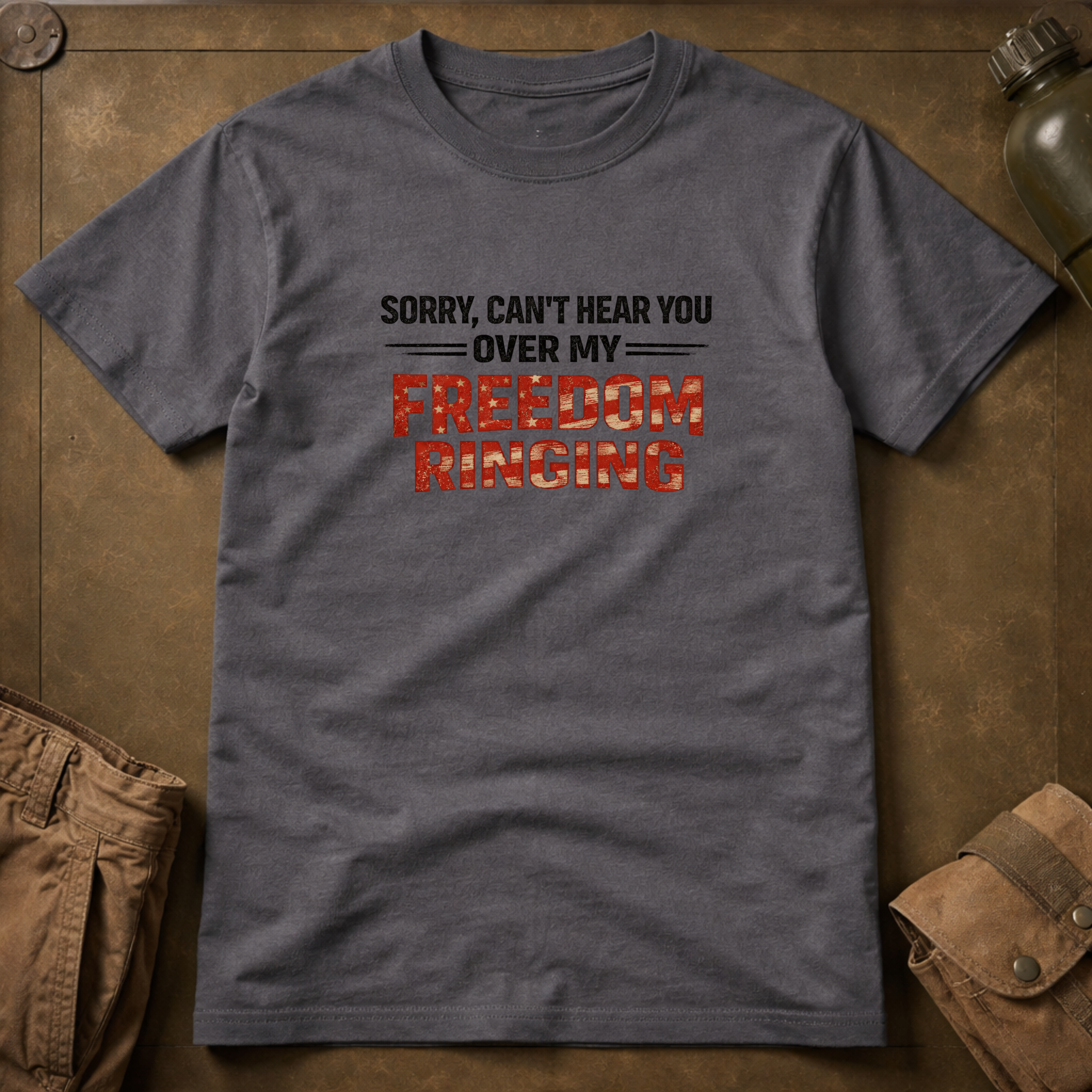 Can't Hear You over My Freedom Ringing T-Shirt