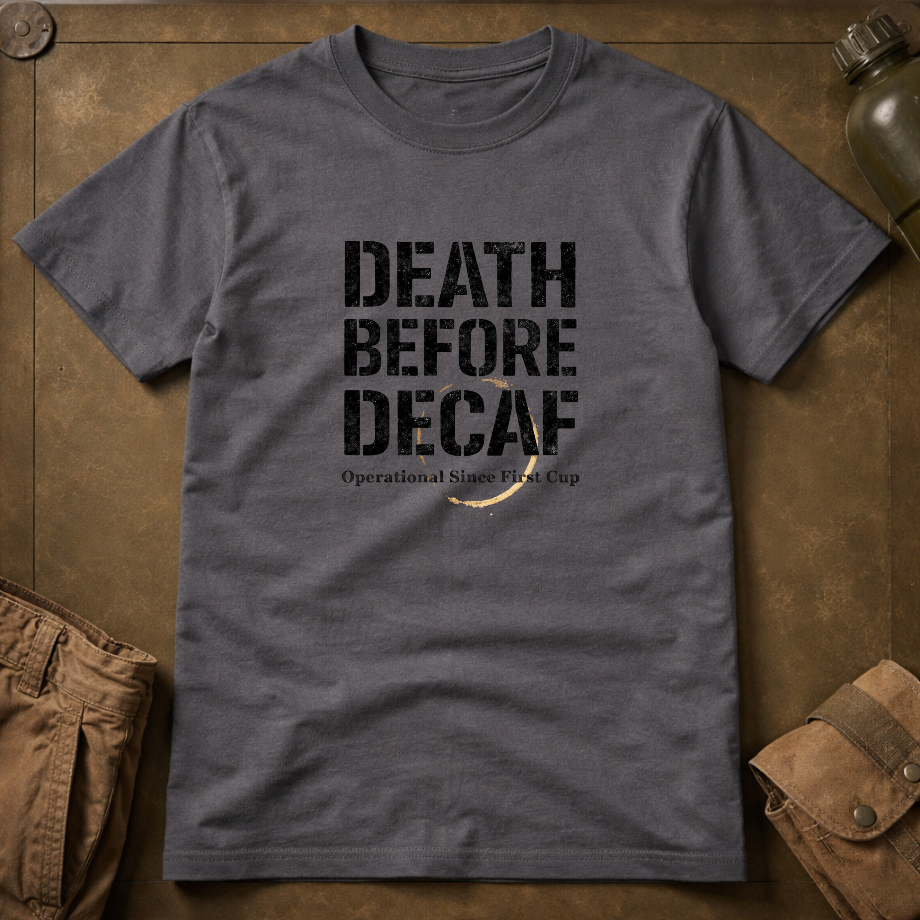 Death Before Decaf T-Shirt