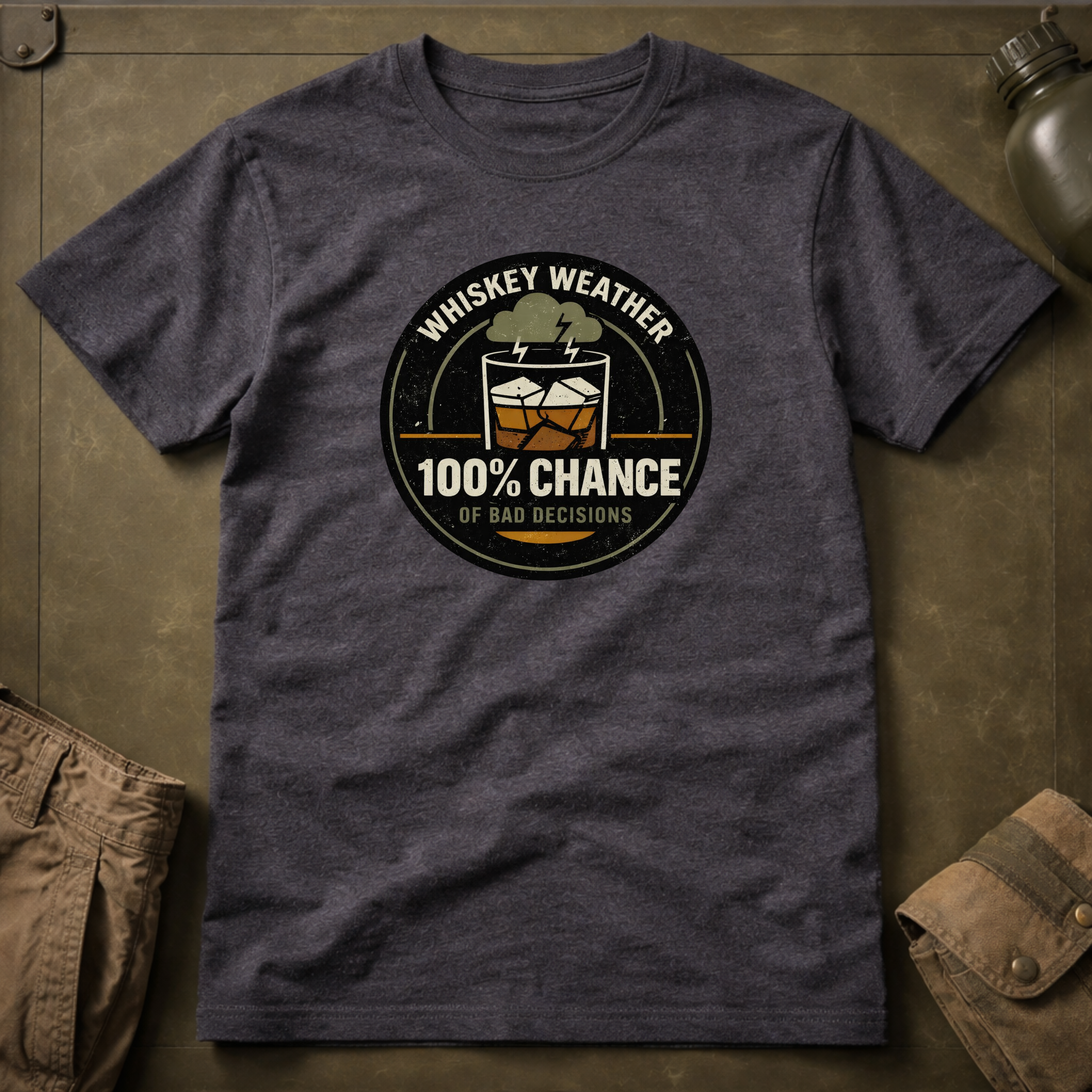 Whiskey Weather 100% Chance T-shirt