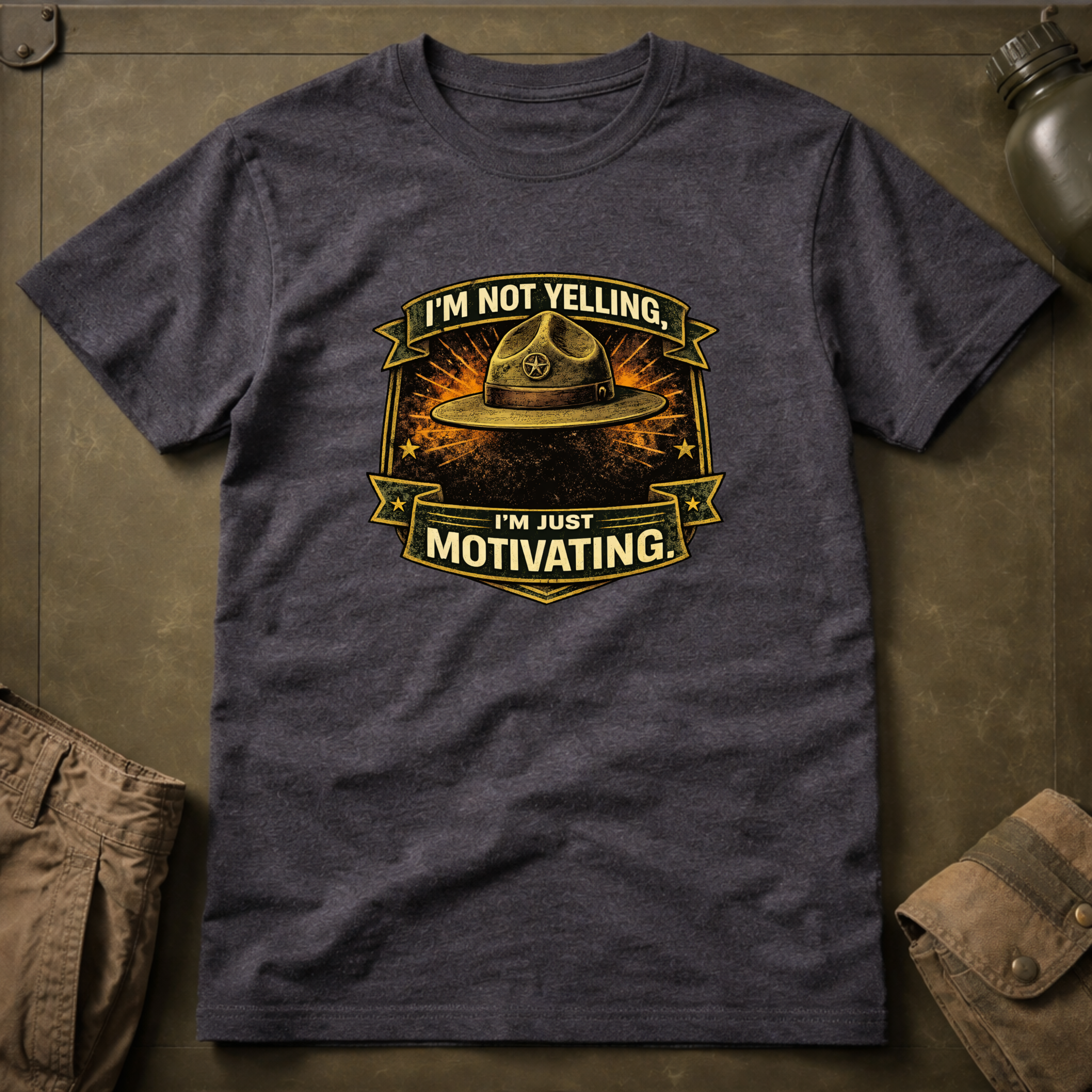 I'm Not Yelling I'm Motivating T-Shirt