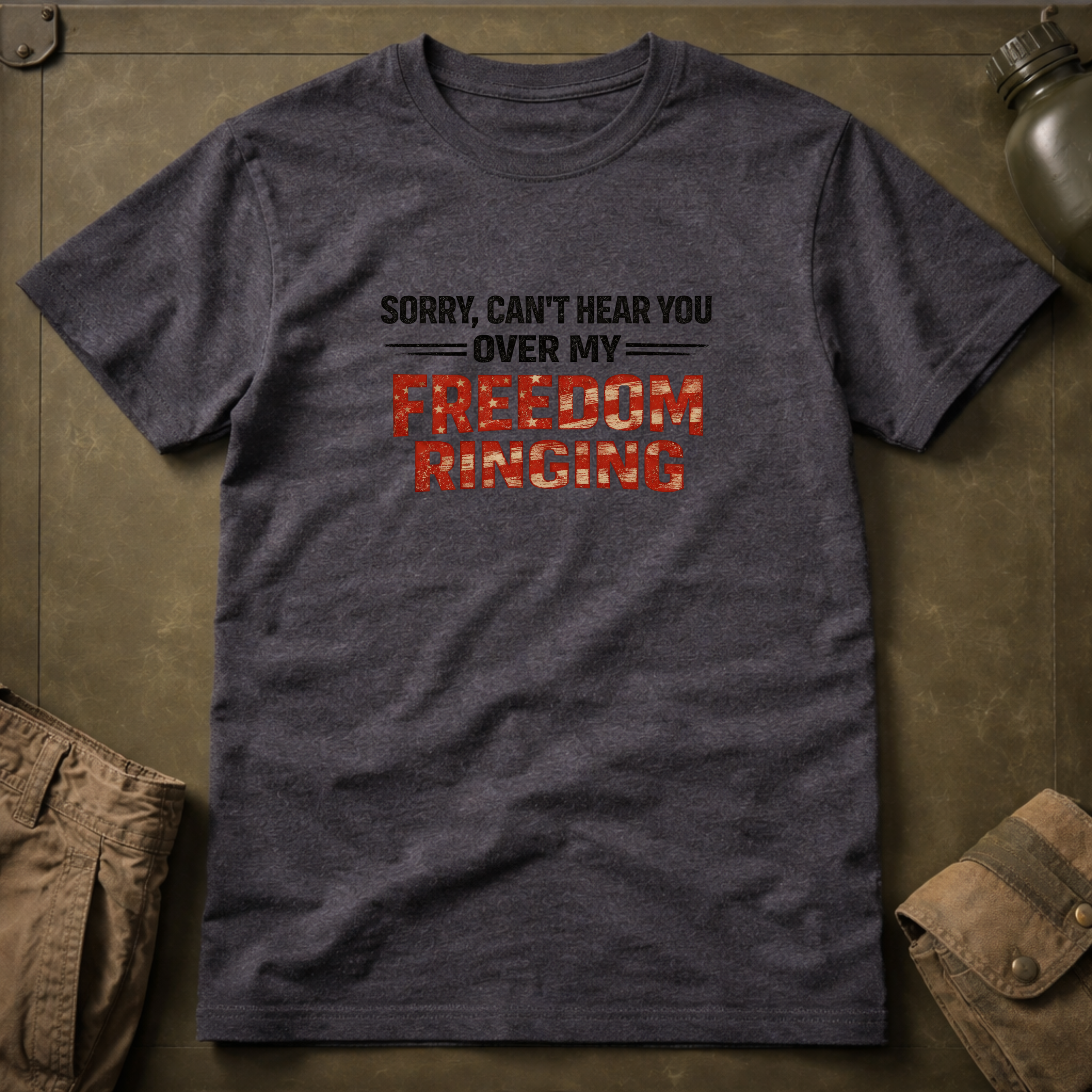 Can't Hear You over My Freedom Ringing T-Shirt