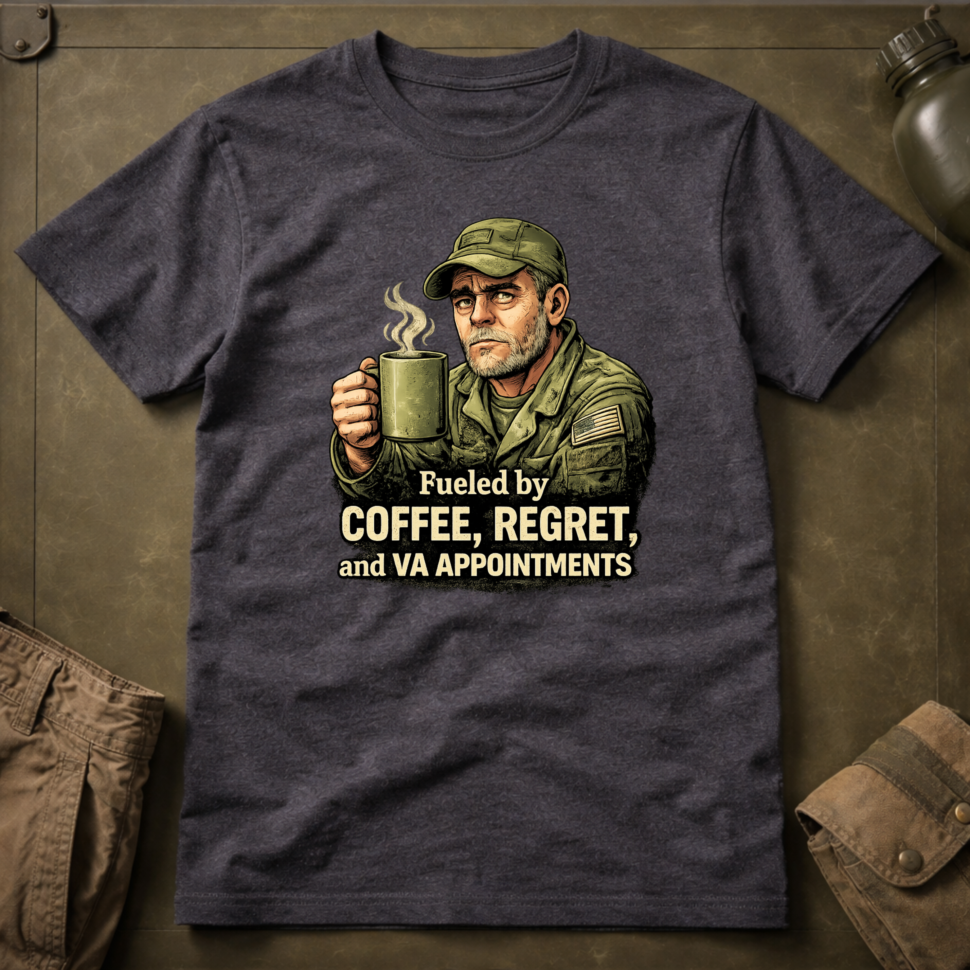 Fueled by Coffee And Regret T-Shirt
