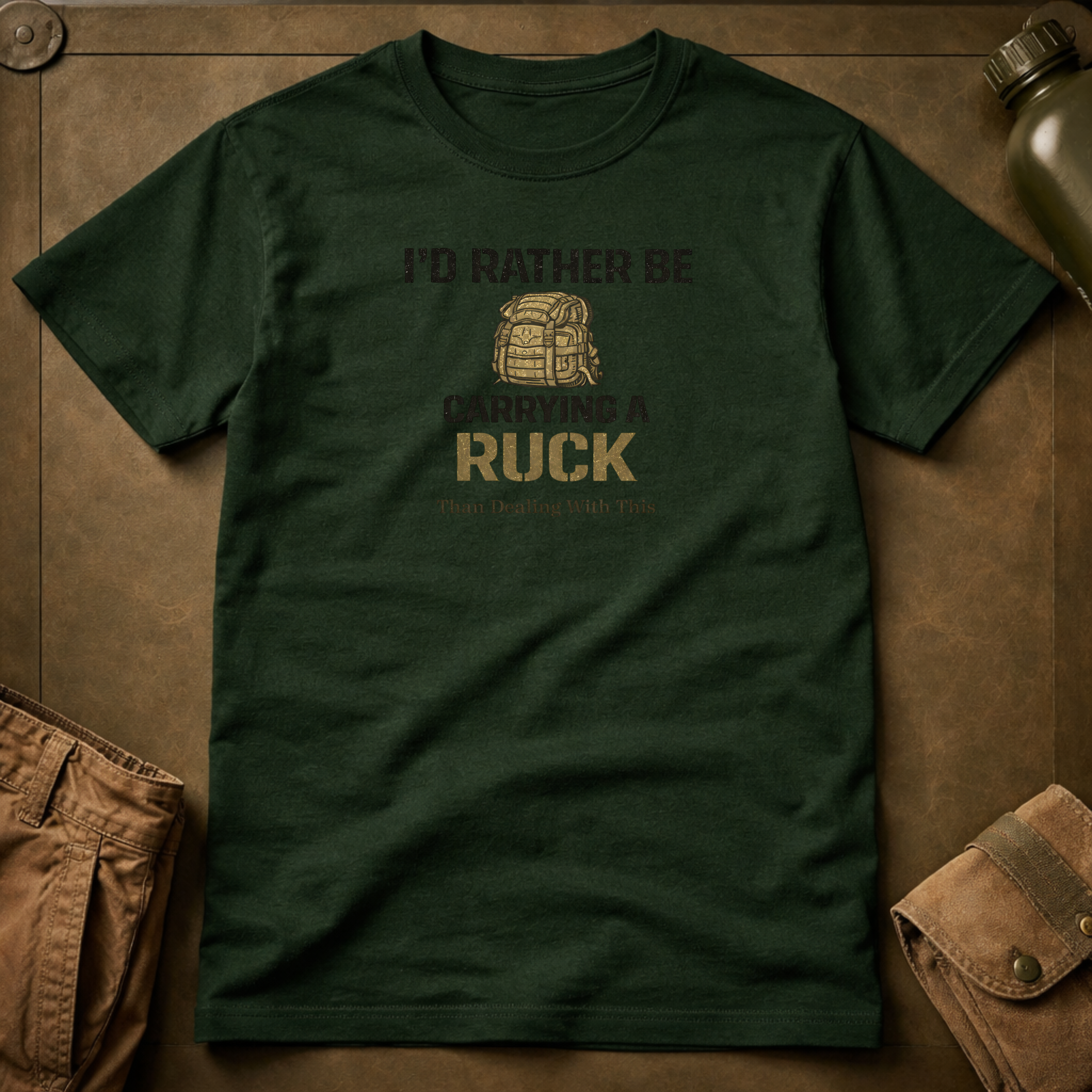 I'd Rather Be Carrying A Ruck Than Dealing With This T-Shirt