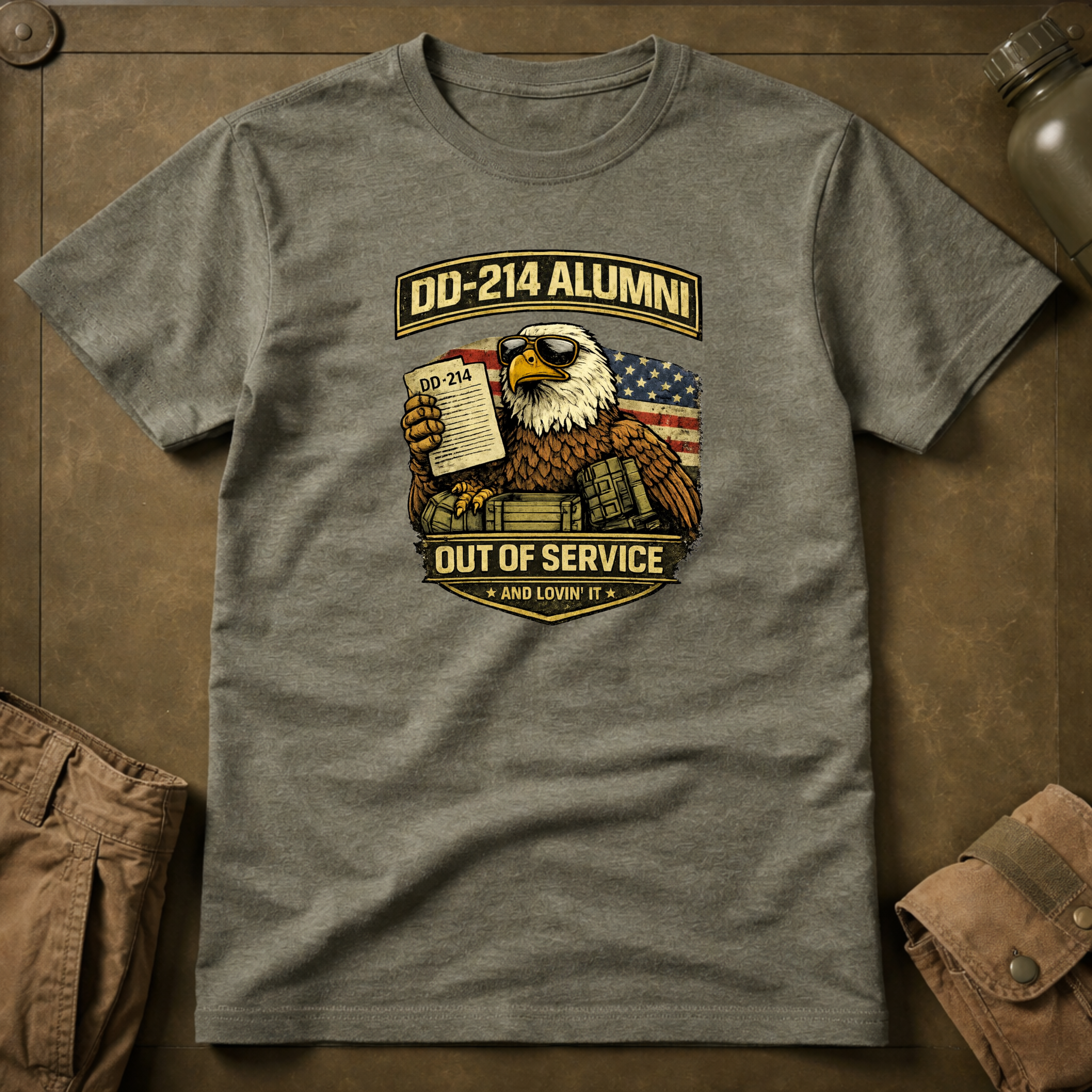 DD-214 Alumni Out of Service T-Shirt