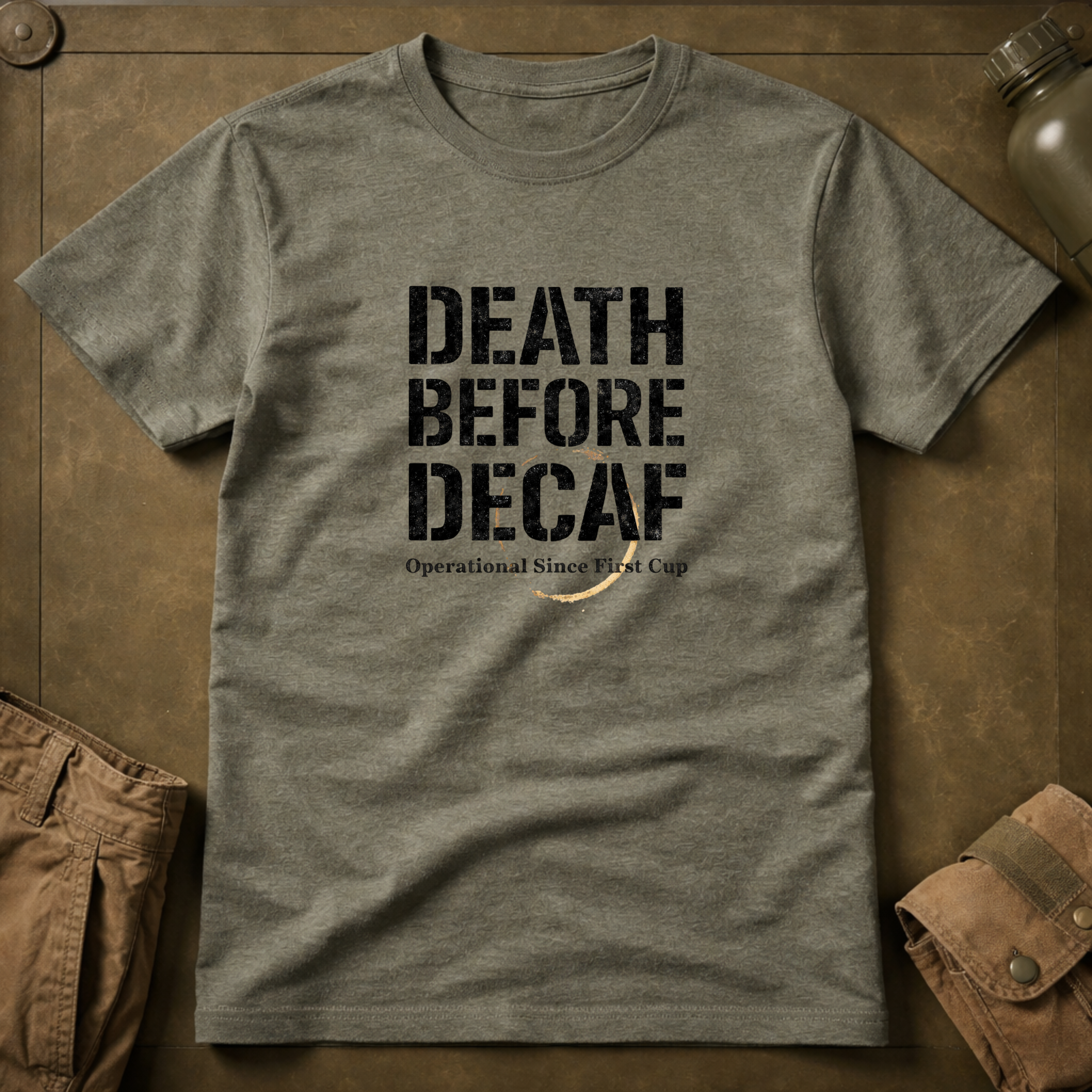 Death Before Decaf T-Shirt