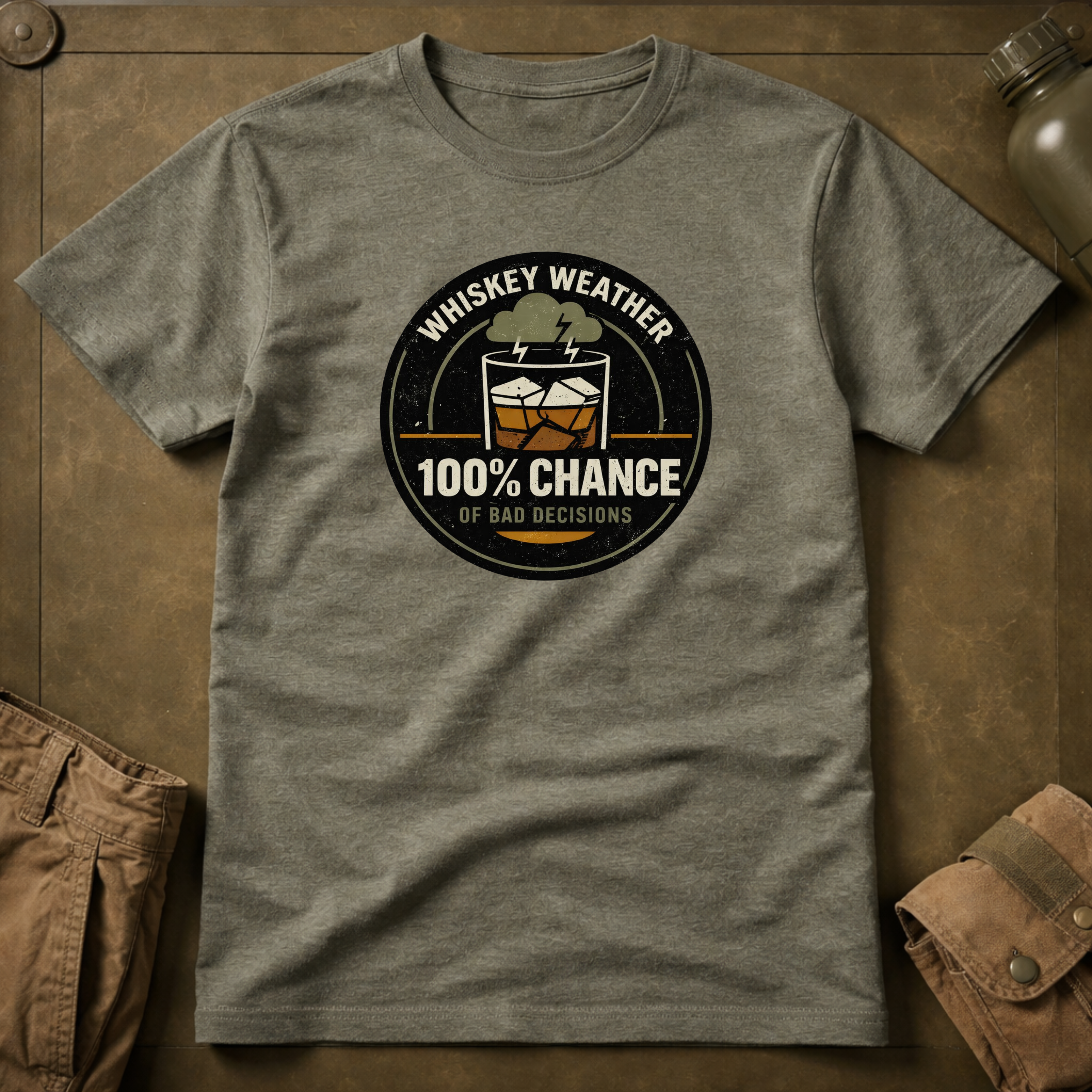 Whiskey Weather 100% Chance T-shirt