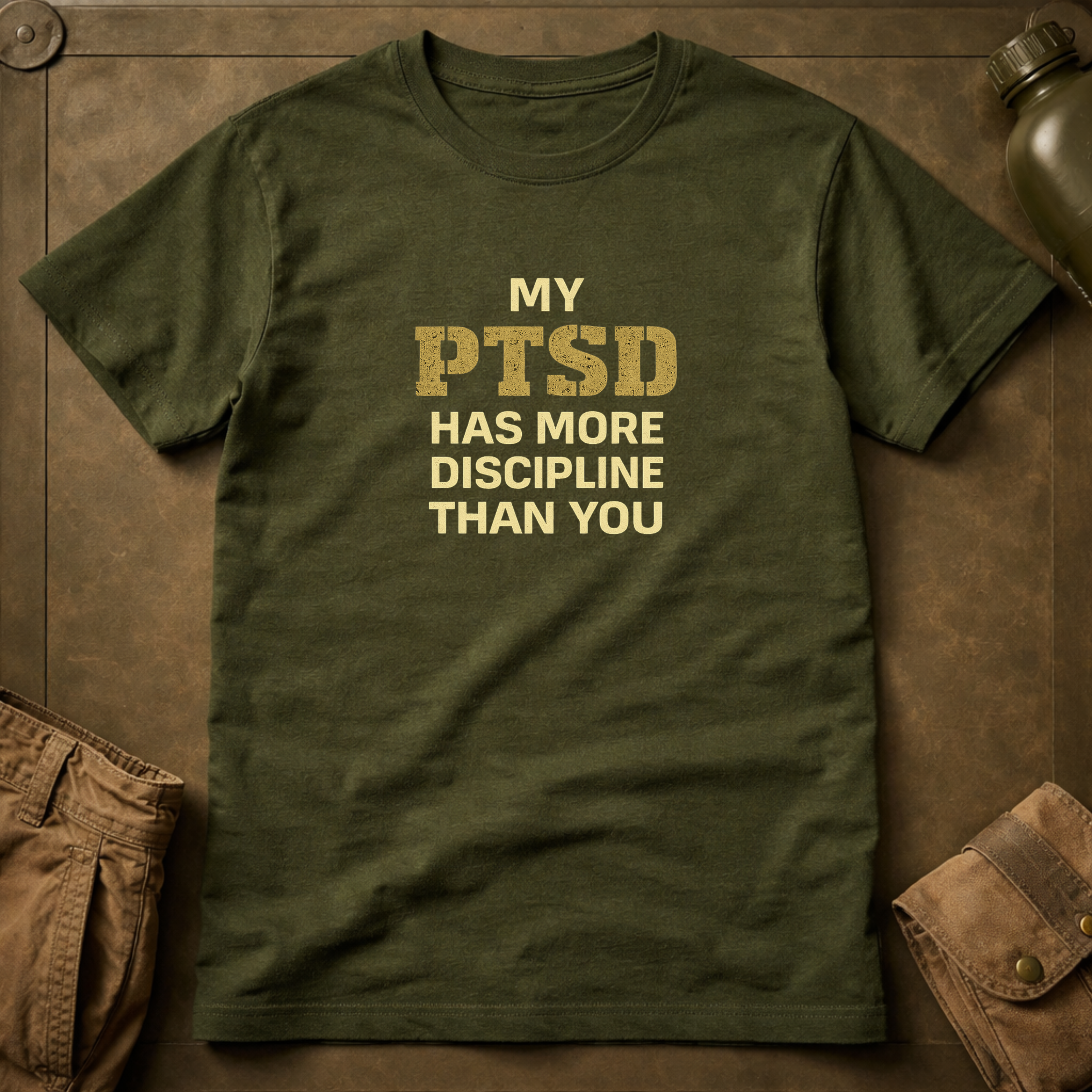 My PTSD Has More Discipline Than You T-Shirt