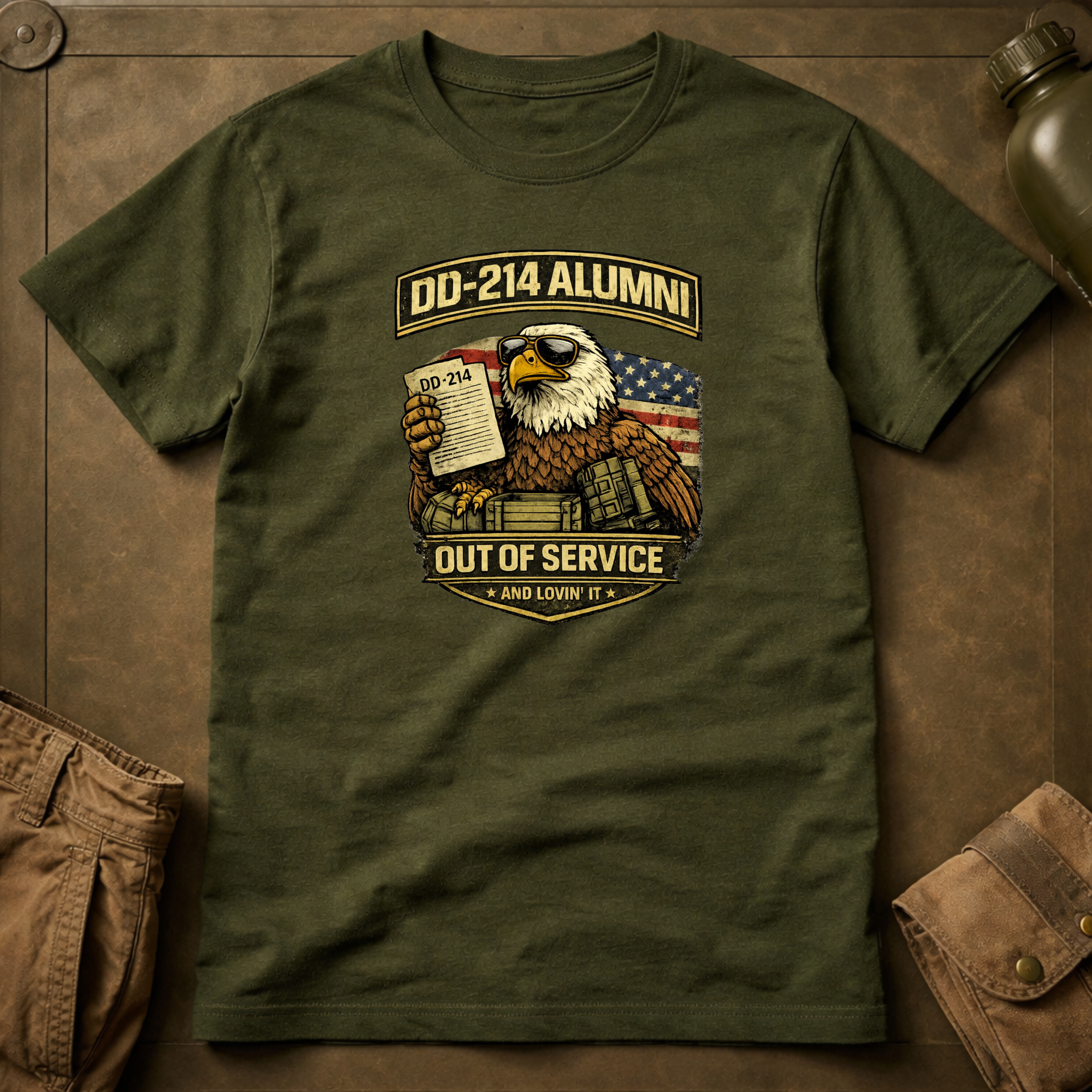 DD-214 Alumni Out of Service T-Shirt