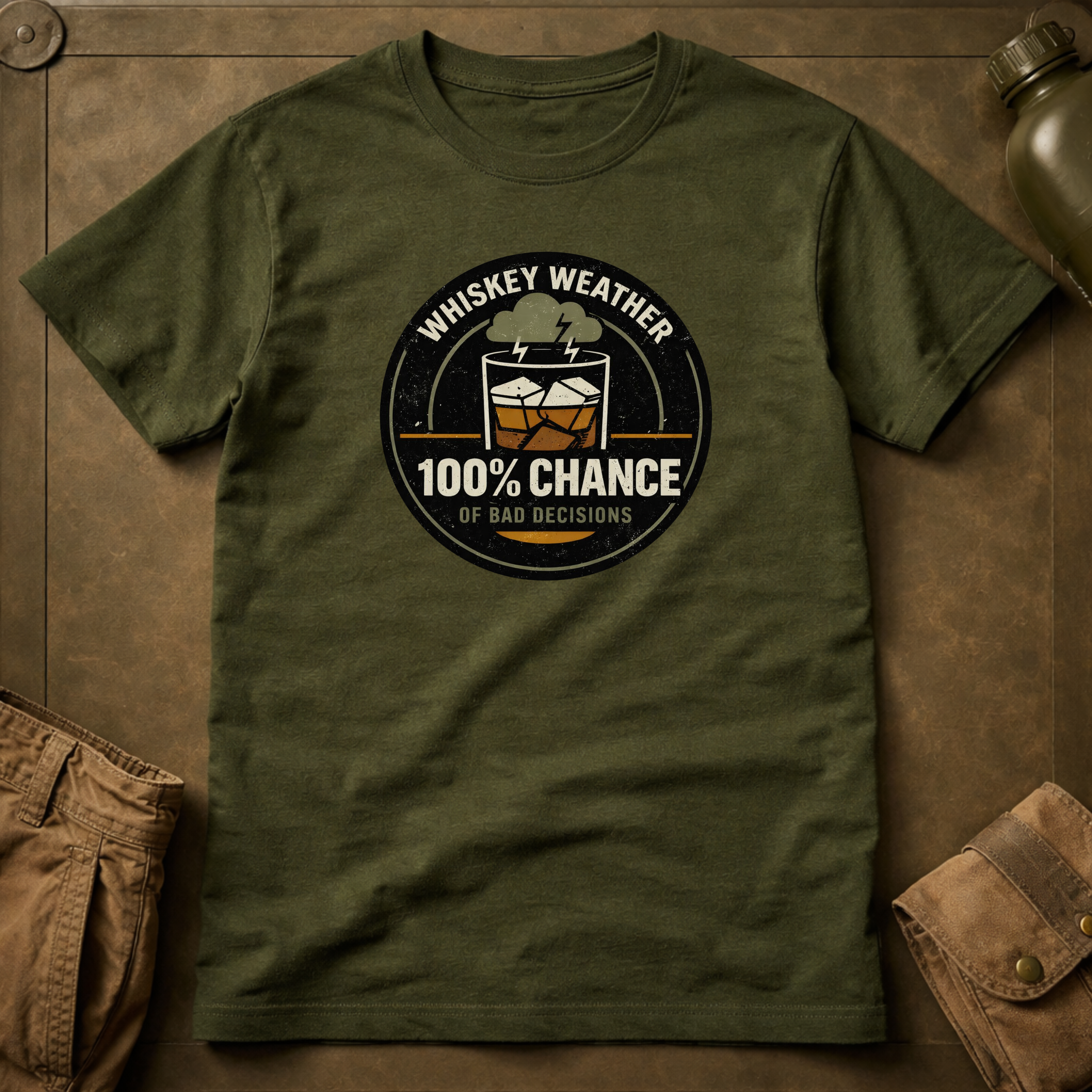 Whiskey Weather 100% Chance T-shirt