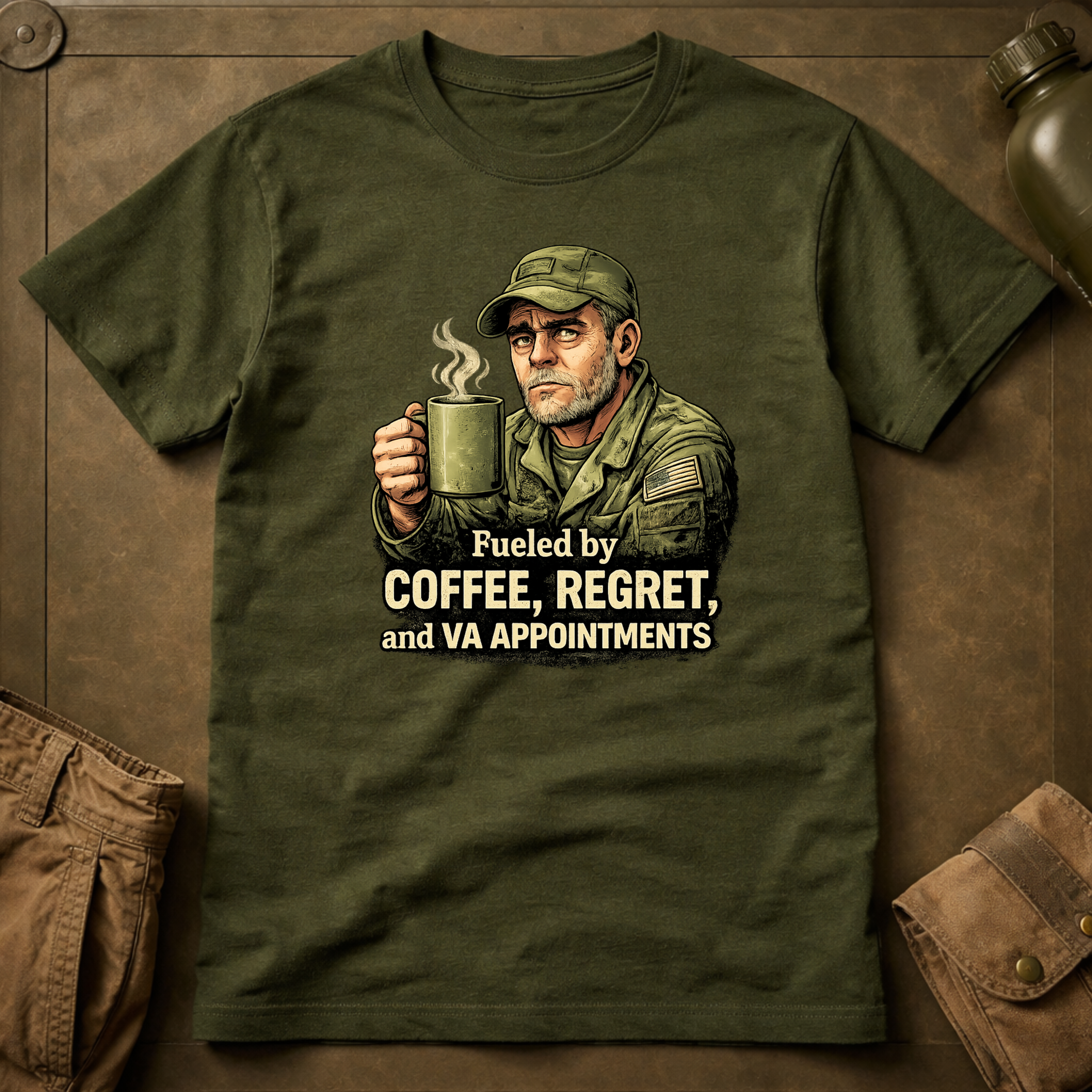 Fueled by Coffee And Regret T-Shirt