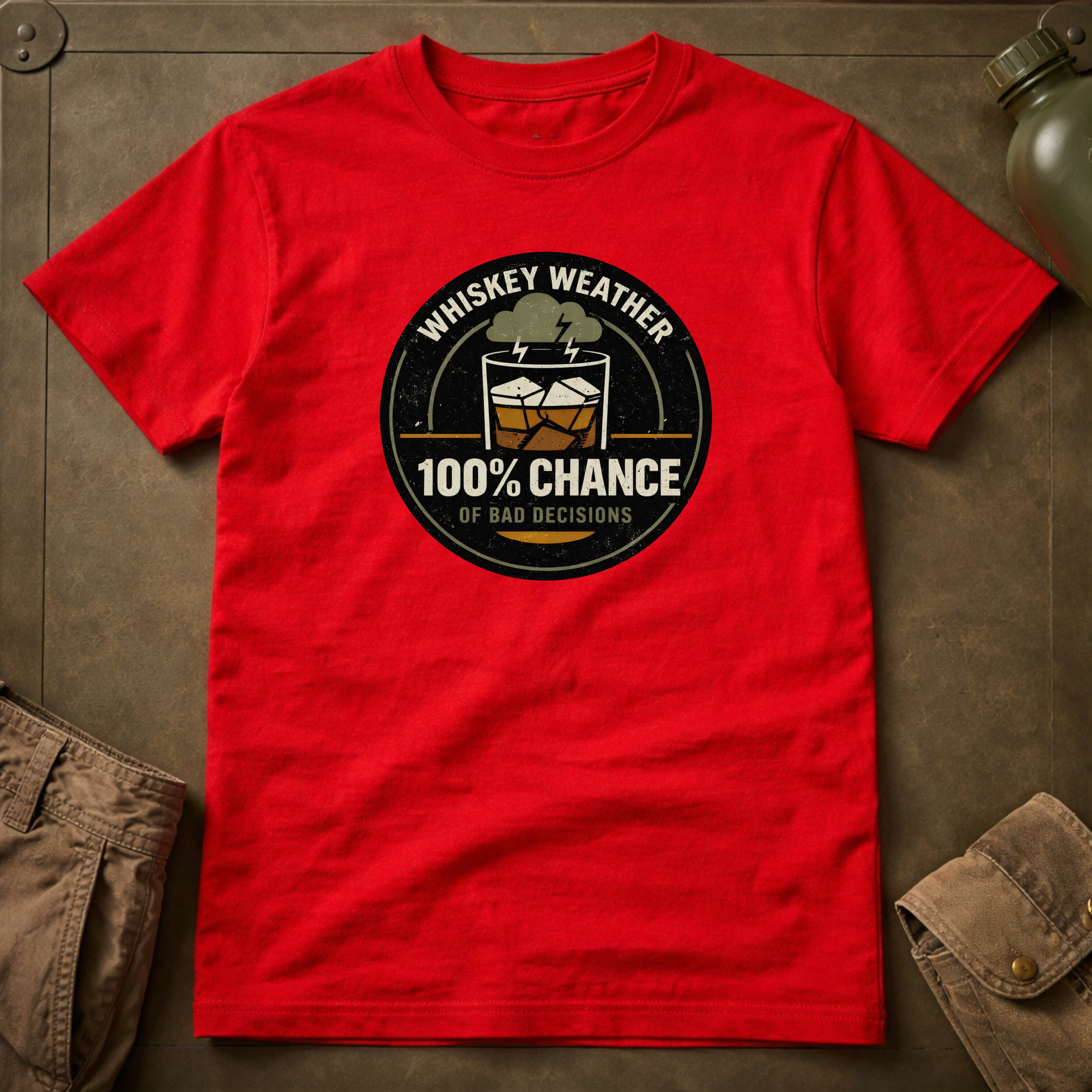 Whiskey Weather 100% Chance T-shirt