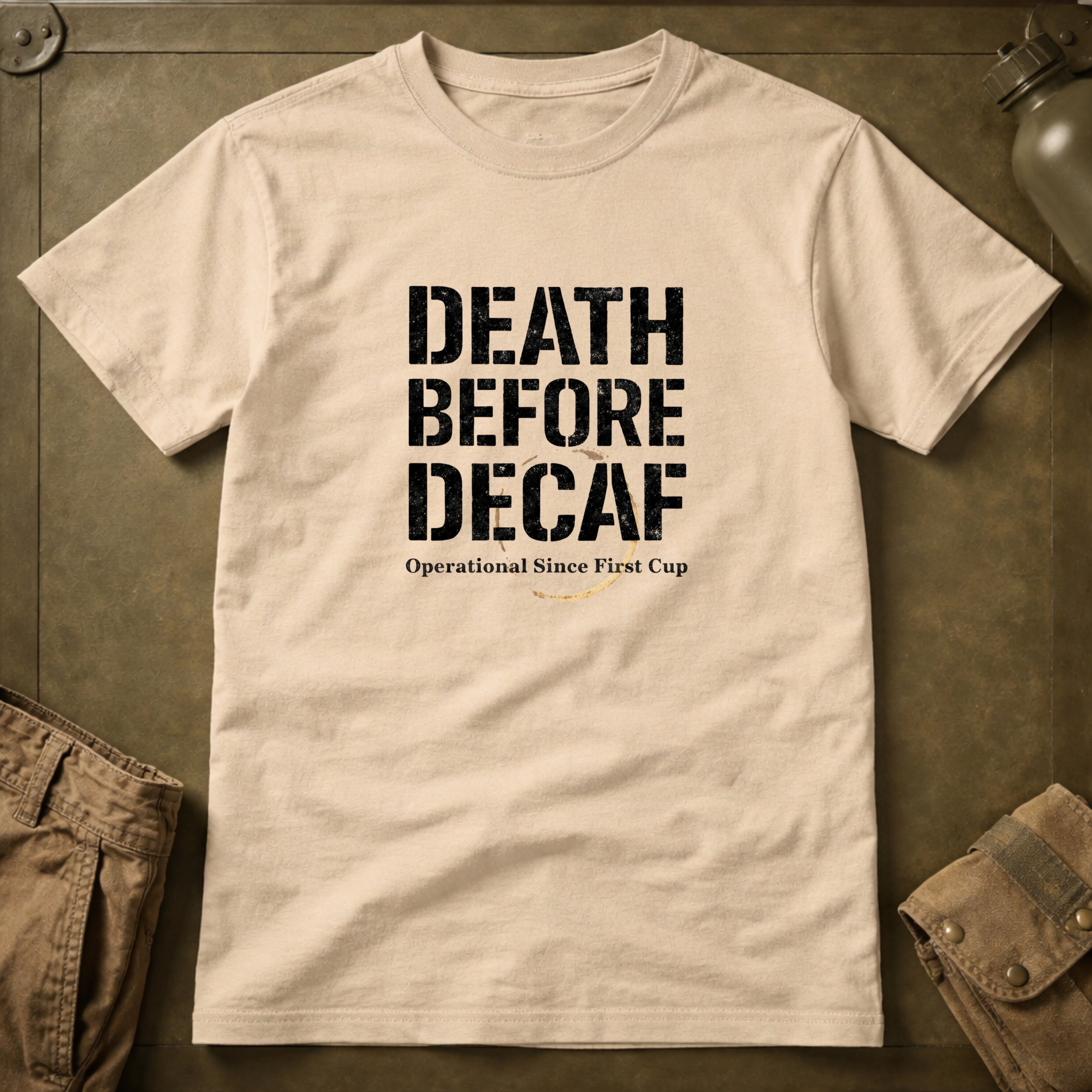 Death Before Decaf T-Shirt