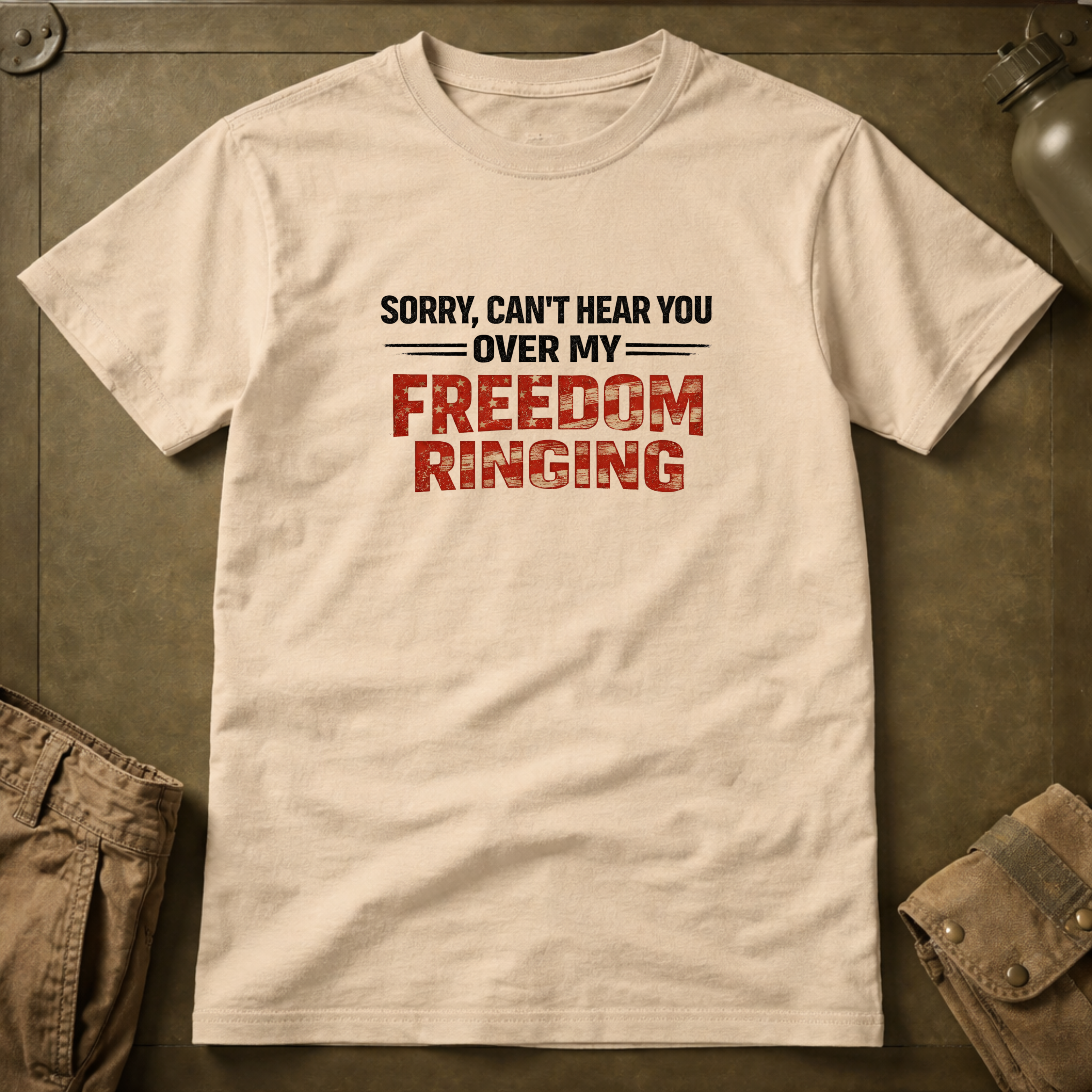 Can't Hear You over My Freedom Ringing T-Shirt